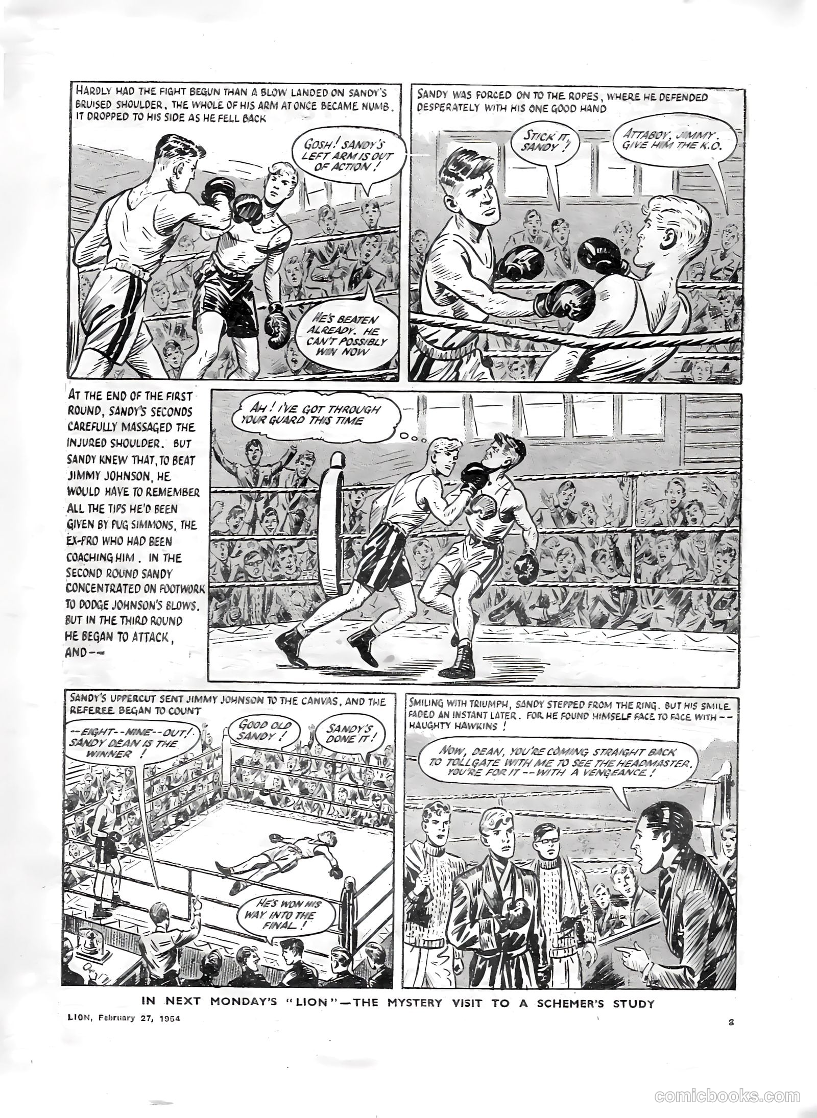 Lion #106 (1954) — page 3 of 20