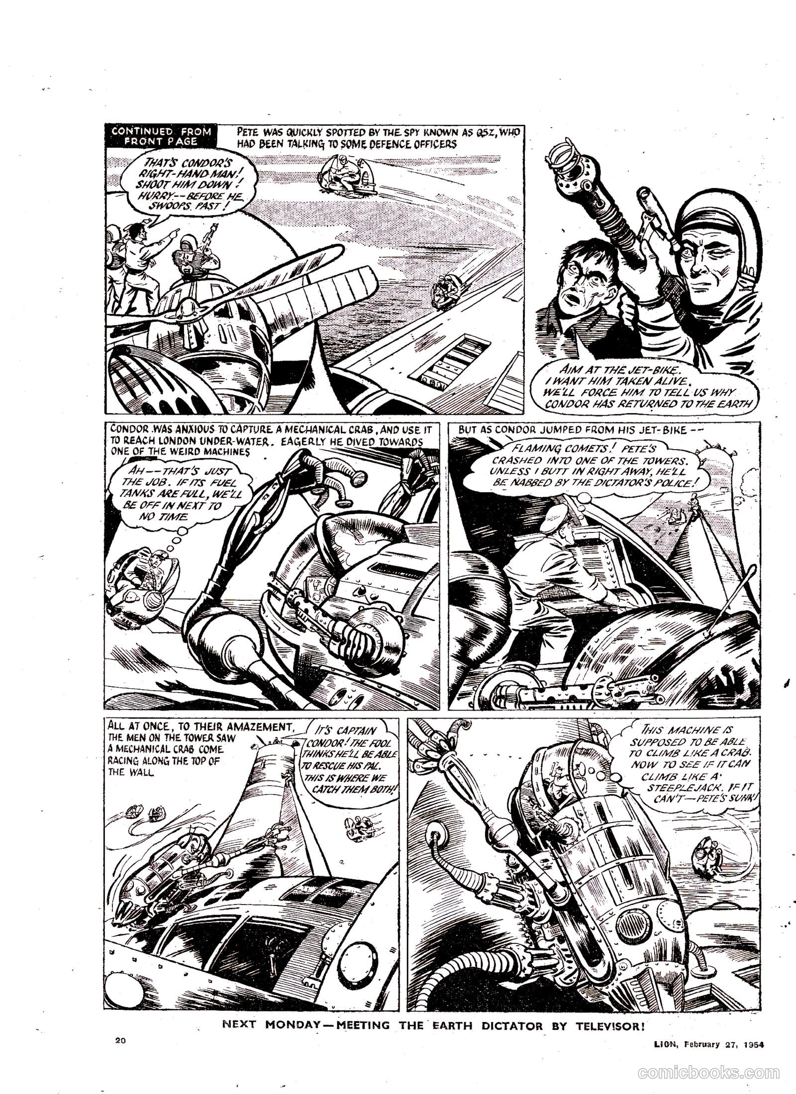 Lion #106 (1954) — page 20 of 20
