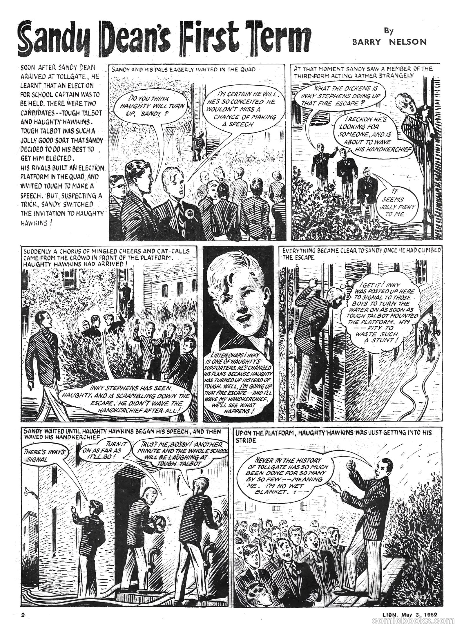 Lion #11 (1952) — page 2 of 20