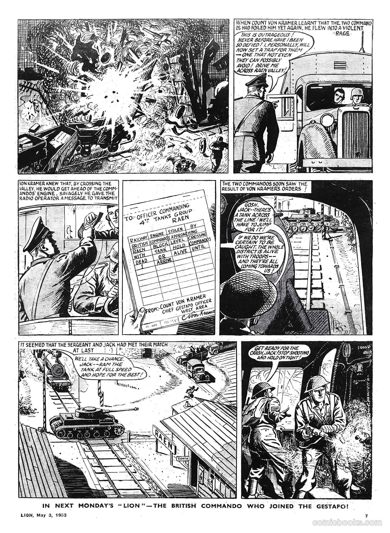 Lion #11 (1952) — page 7 of 20