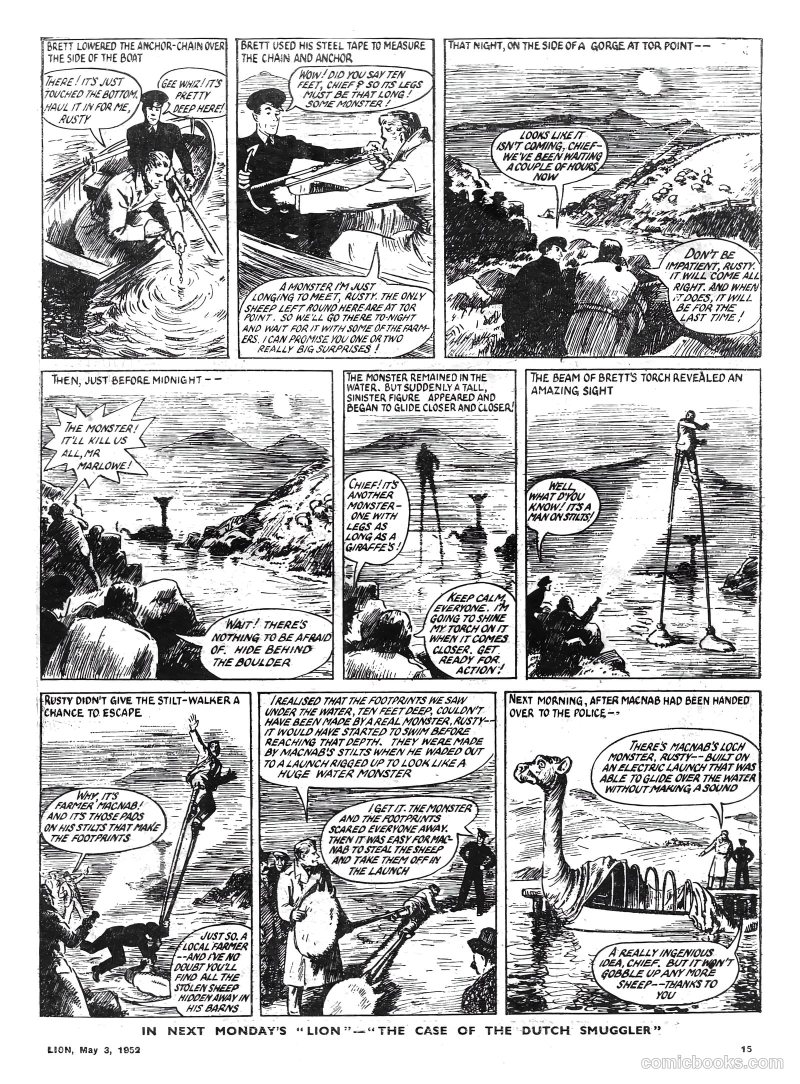 Lion #11 (1952) — page 15 of 20