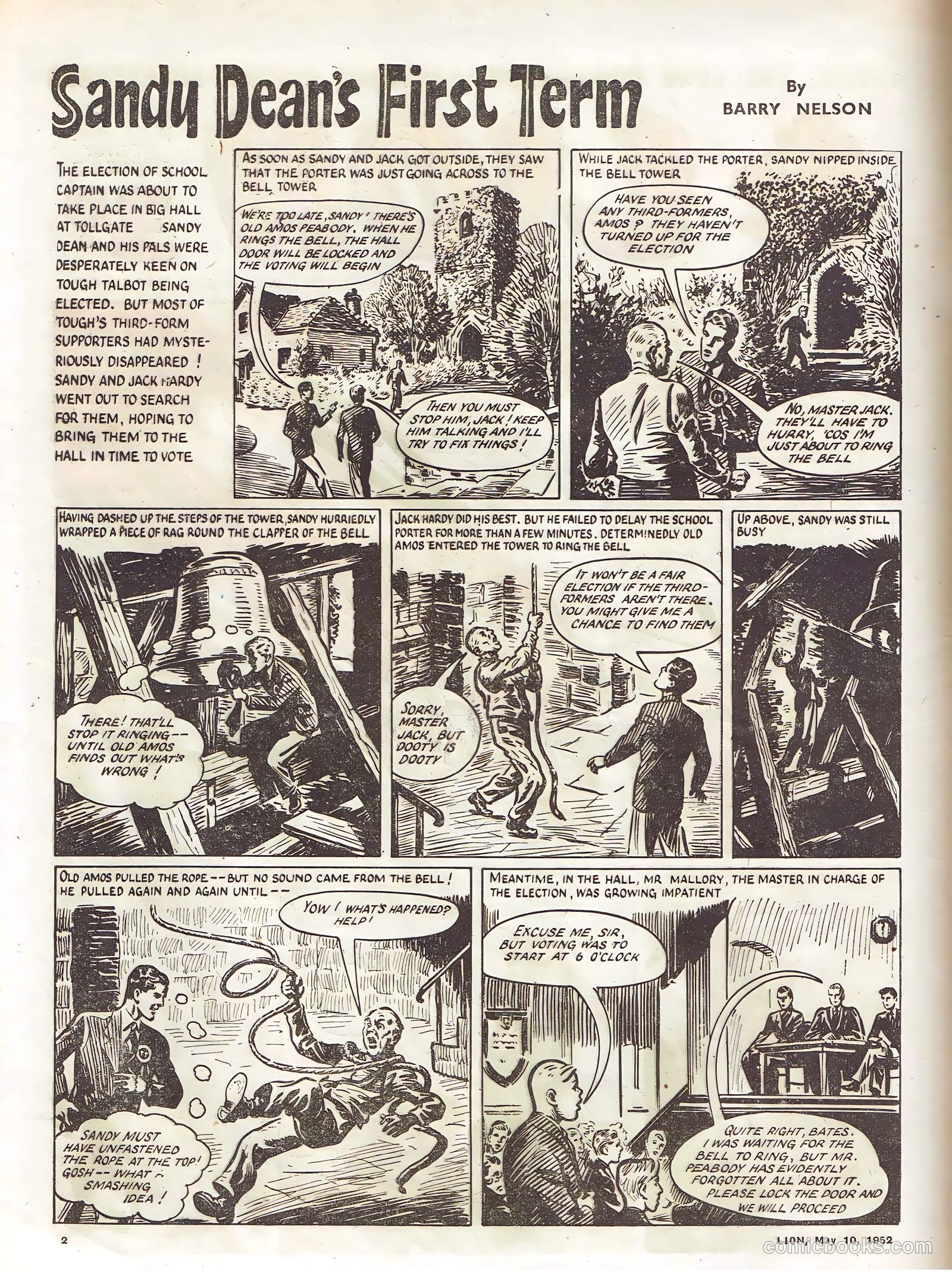 Lion #12 (1952) — page 2 of 20