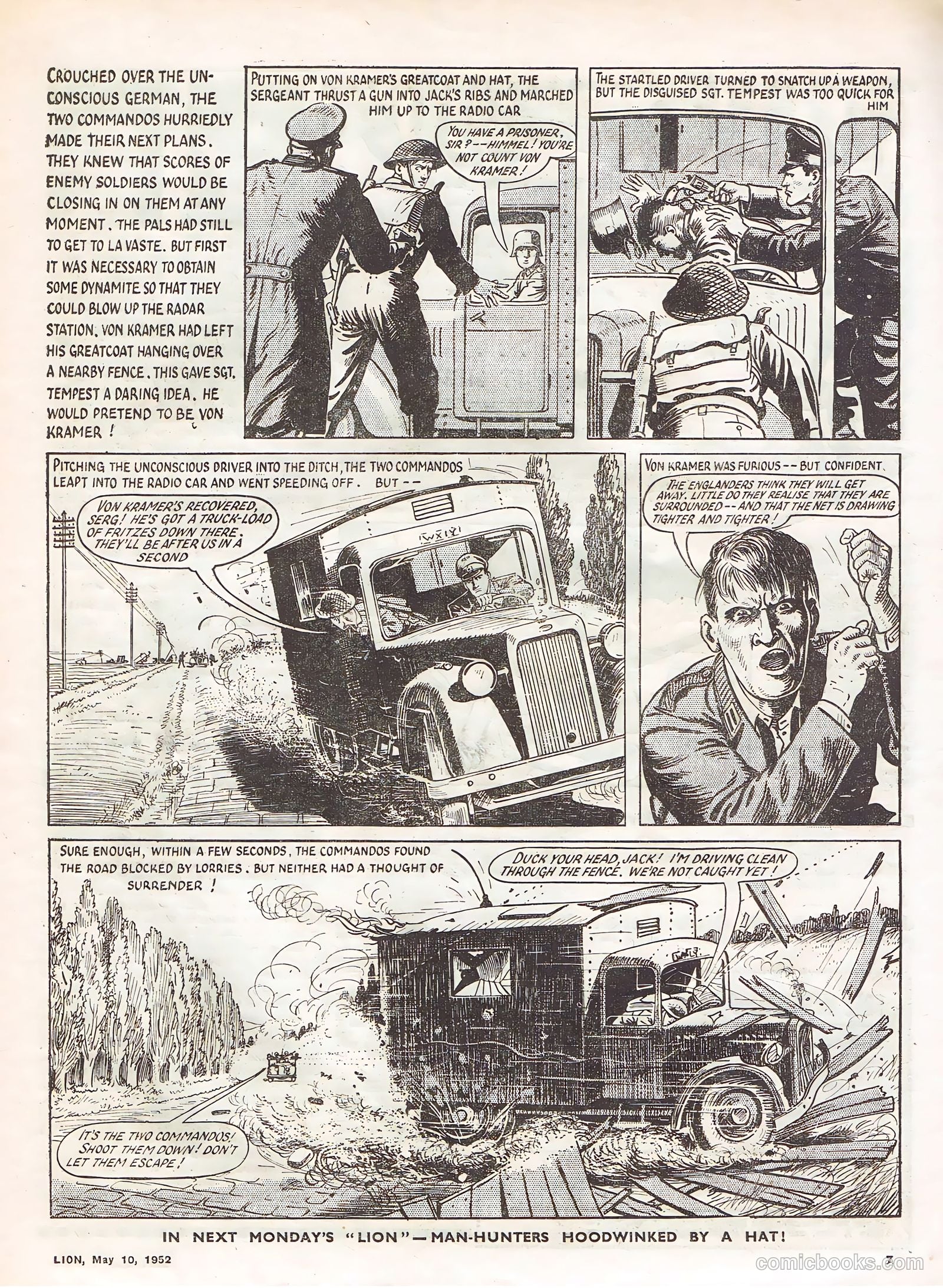 Lion #12 (1952) — page 7 of 20