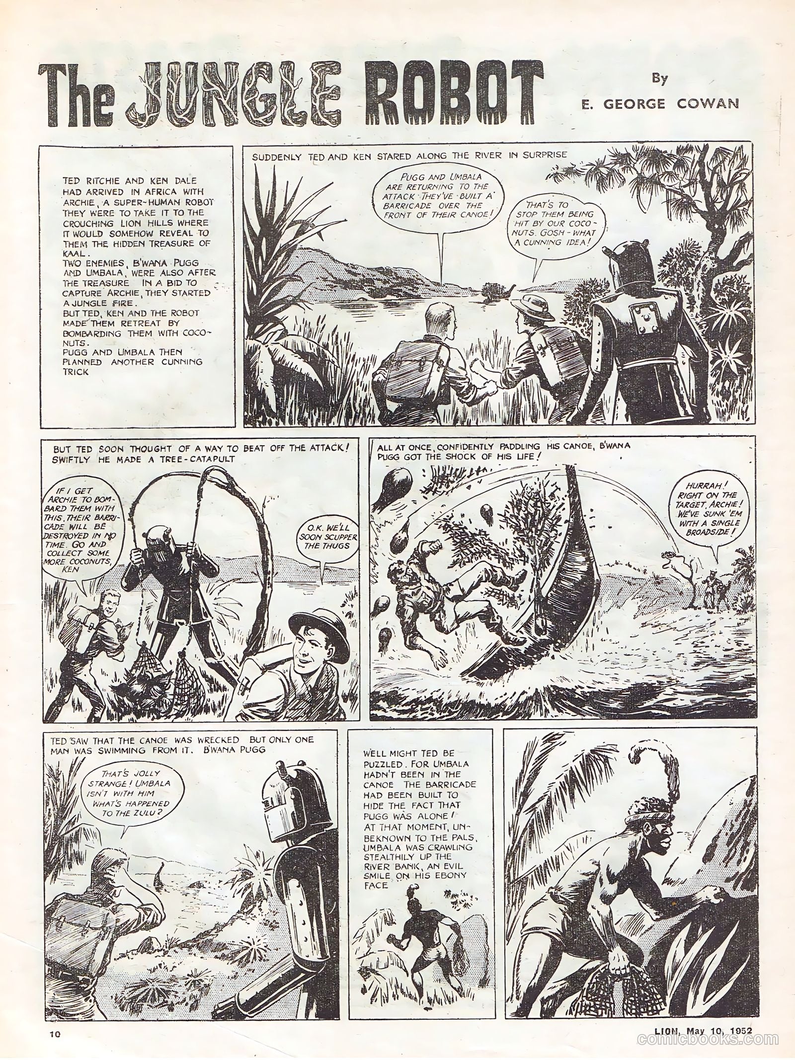 Lion #12 (1952) — page 10 of 20