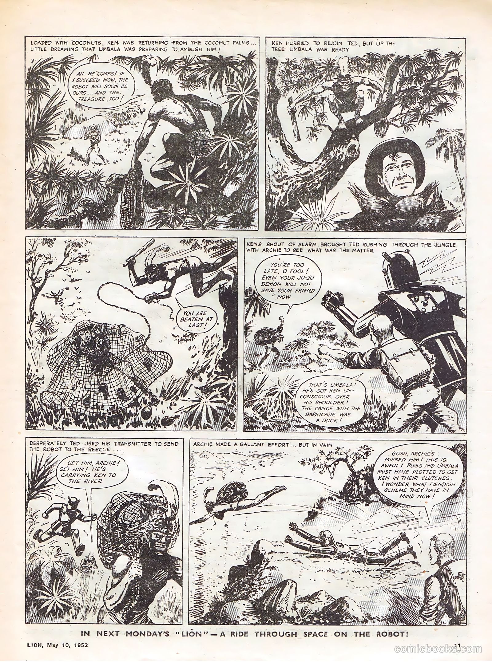 Lion #12 (1952) — page 11 of 20