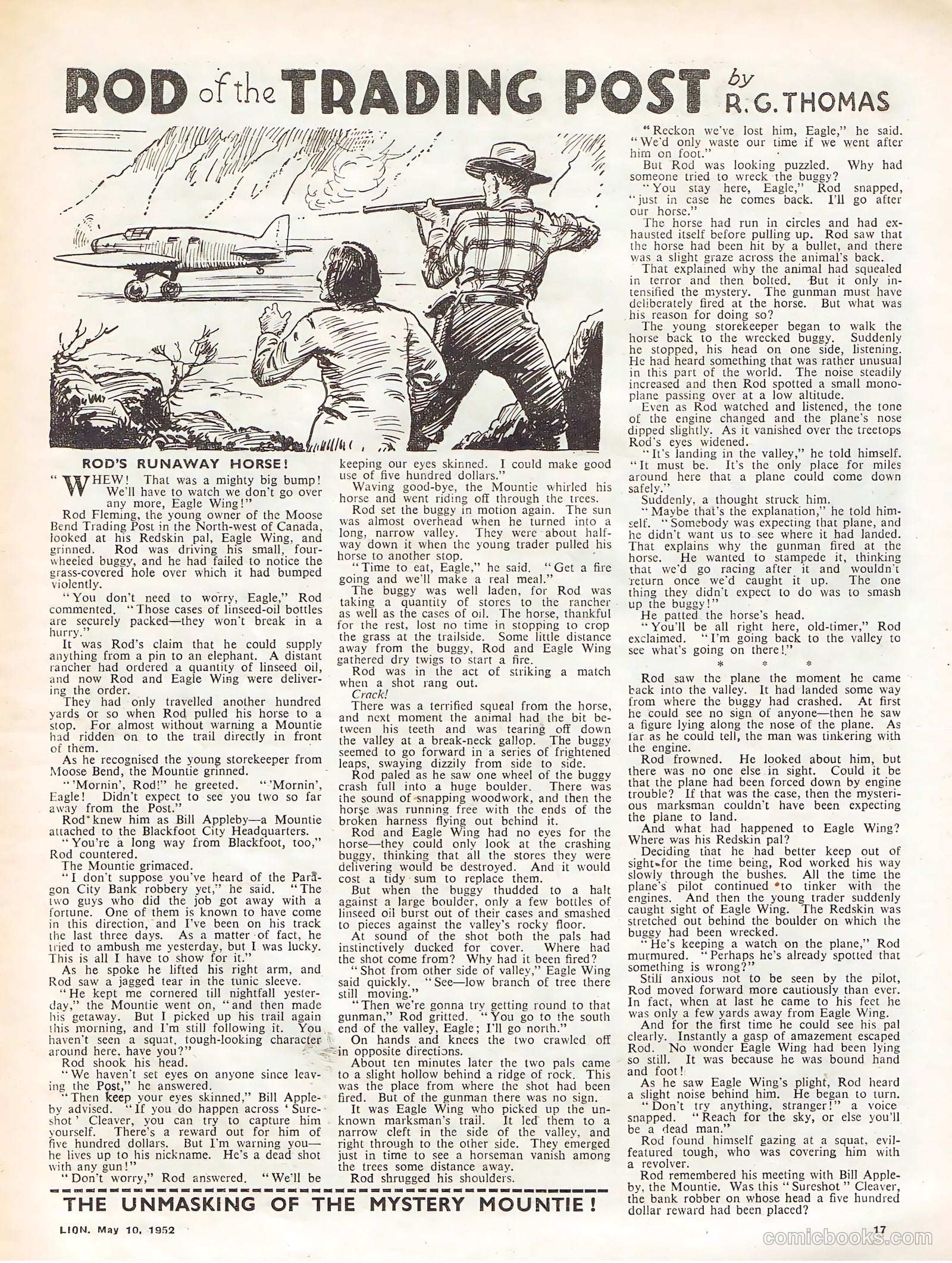 Lion #12 (1952) — page 17 of 20