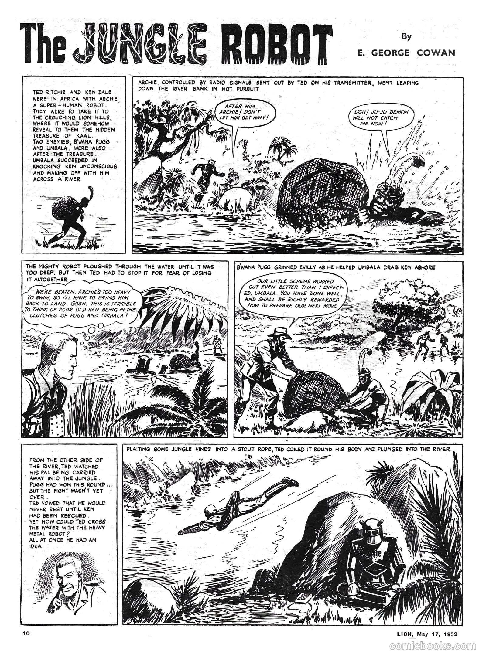 Lion #13 (1952) — page 10 of 20