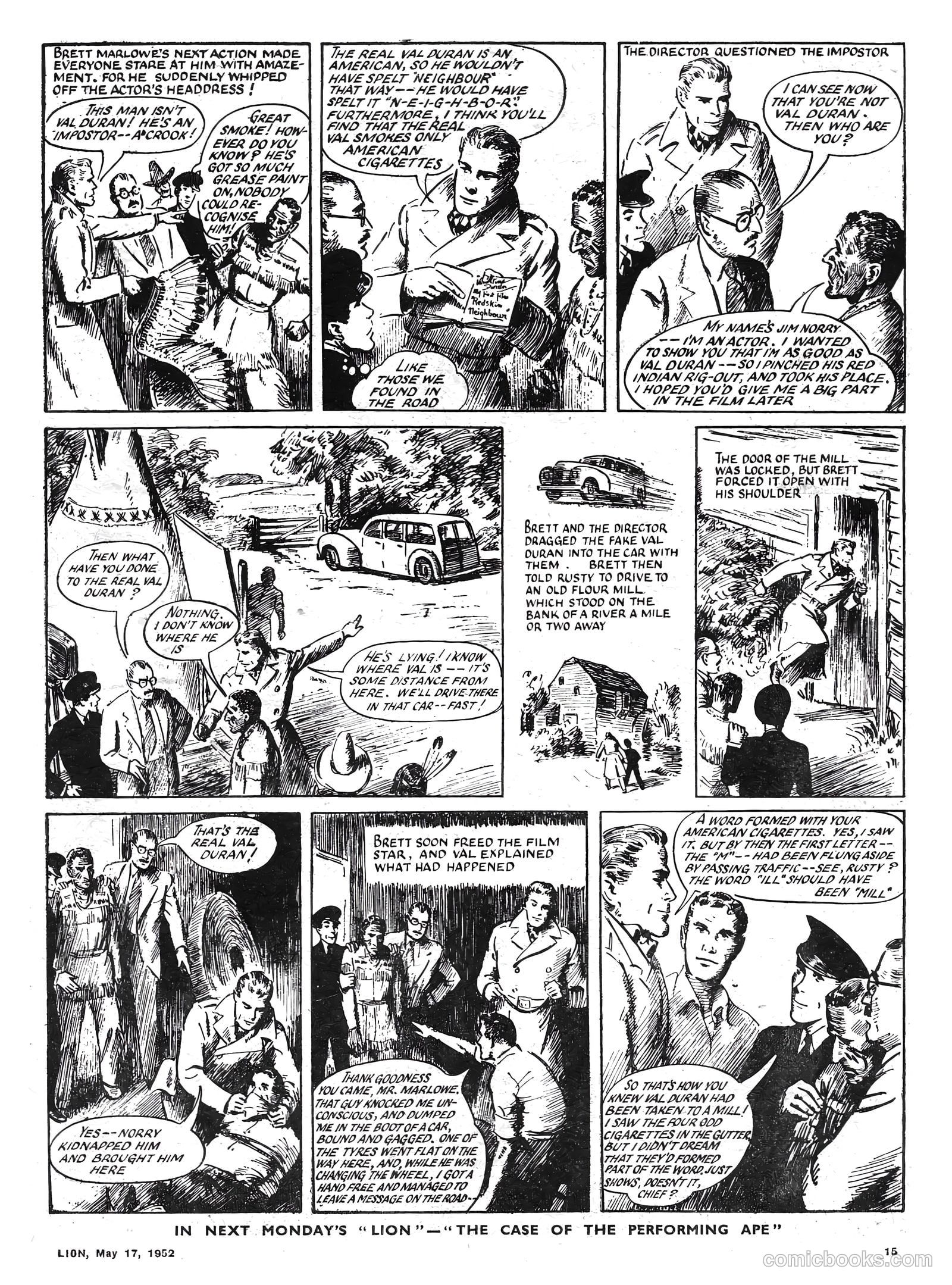 Lion #13 (1952) — page 15 of 20