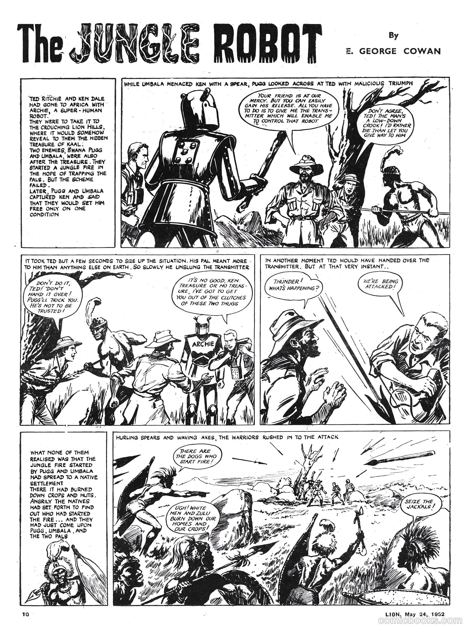 Lion #14 (1952) — page 10 of 20