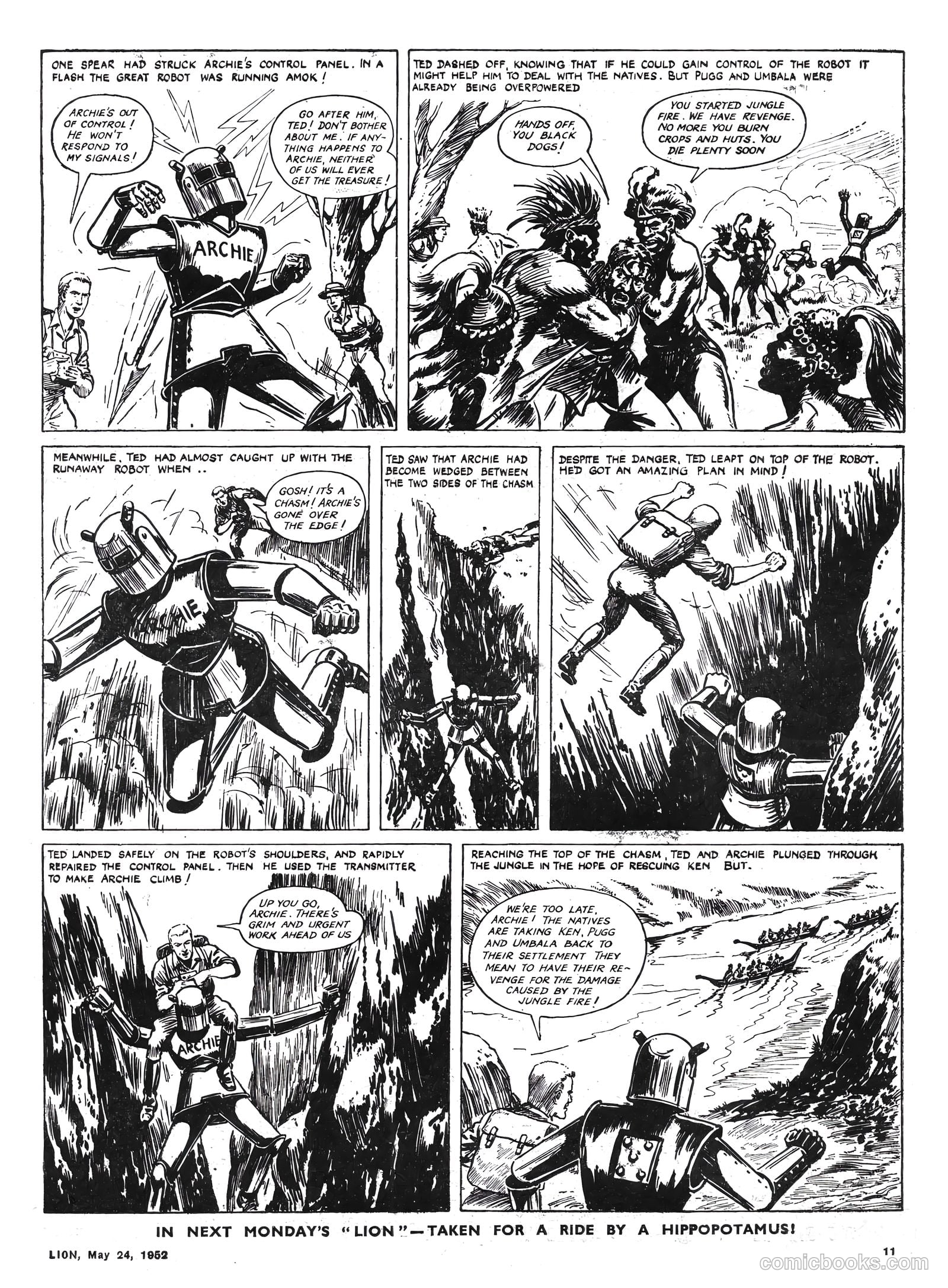 Lion #14 (1952) — page 11 of 20