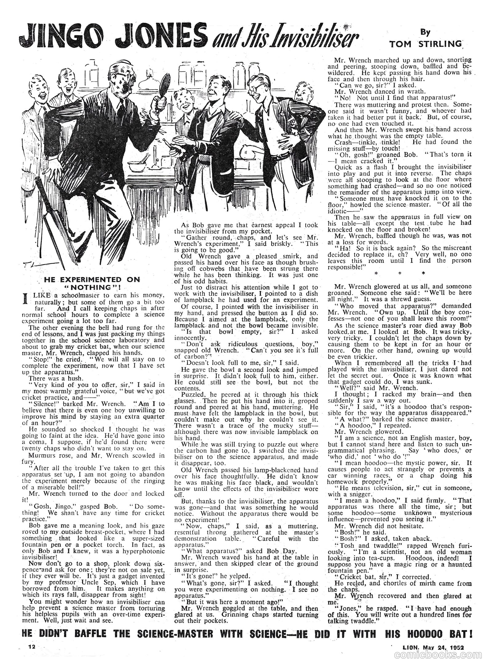 Lion #14 (1952) — page 12 of 20