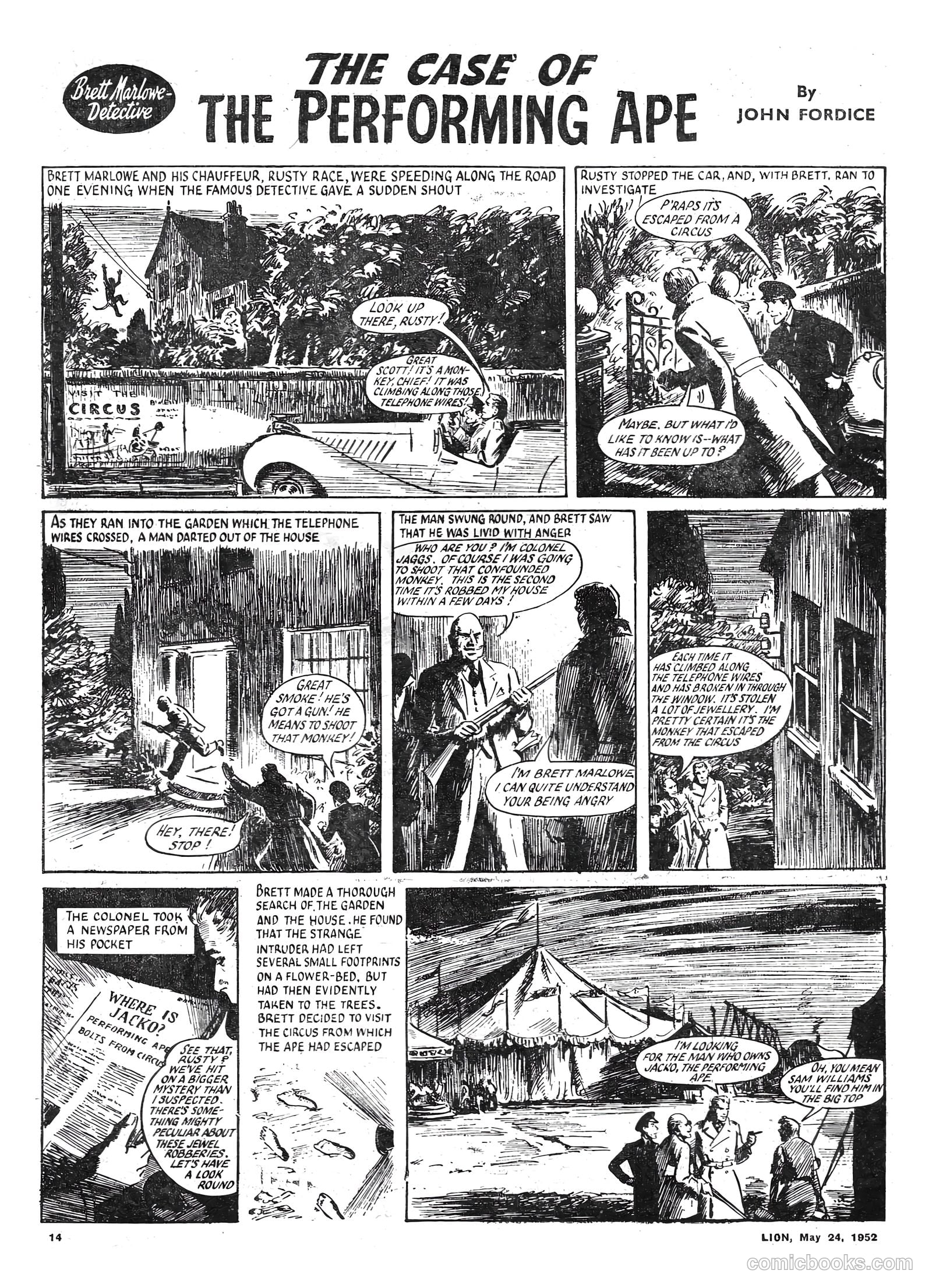 Lion #14 (1952) — page 14 of 20