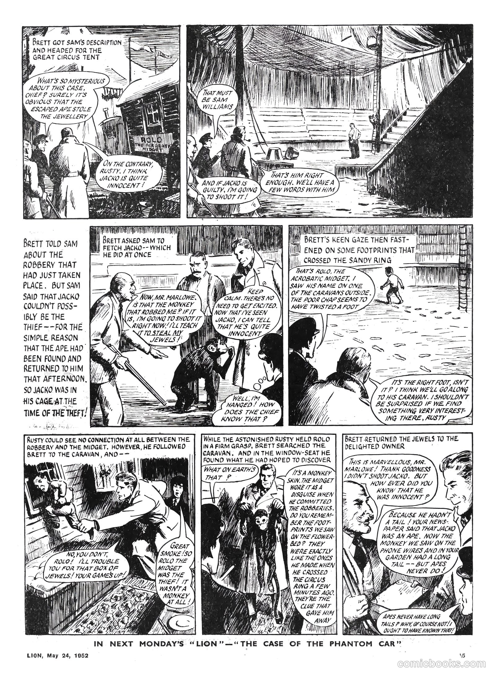Lion #14 (1952) — page 15 of 20