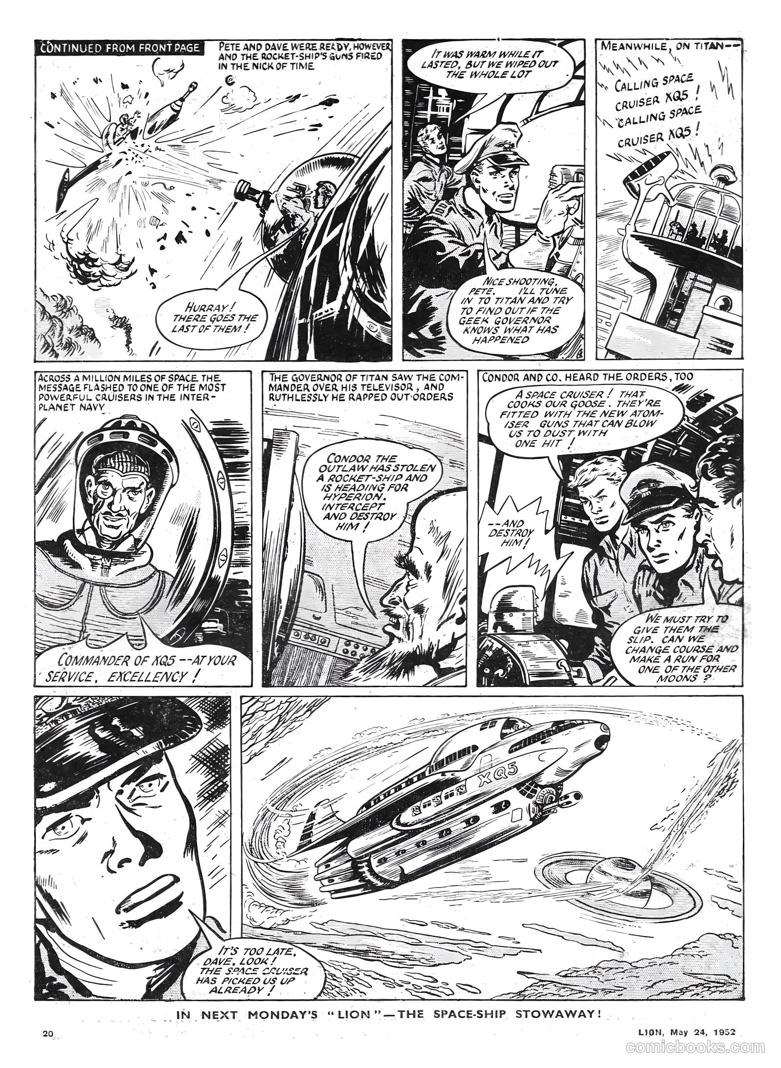 Lion #14 (1952) — page 20 of 20