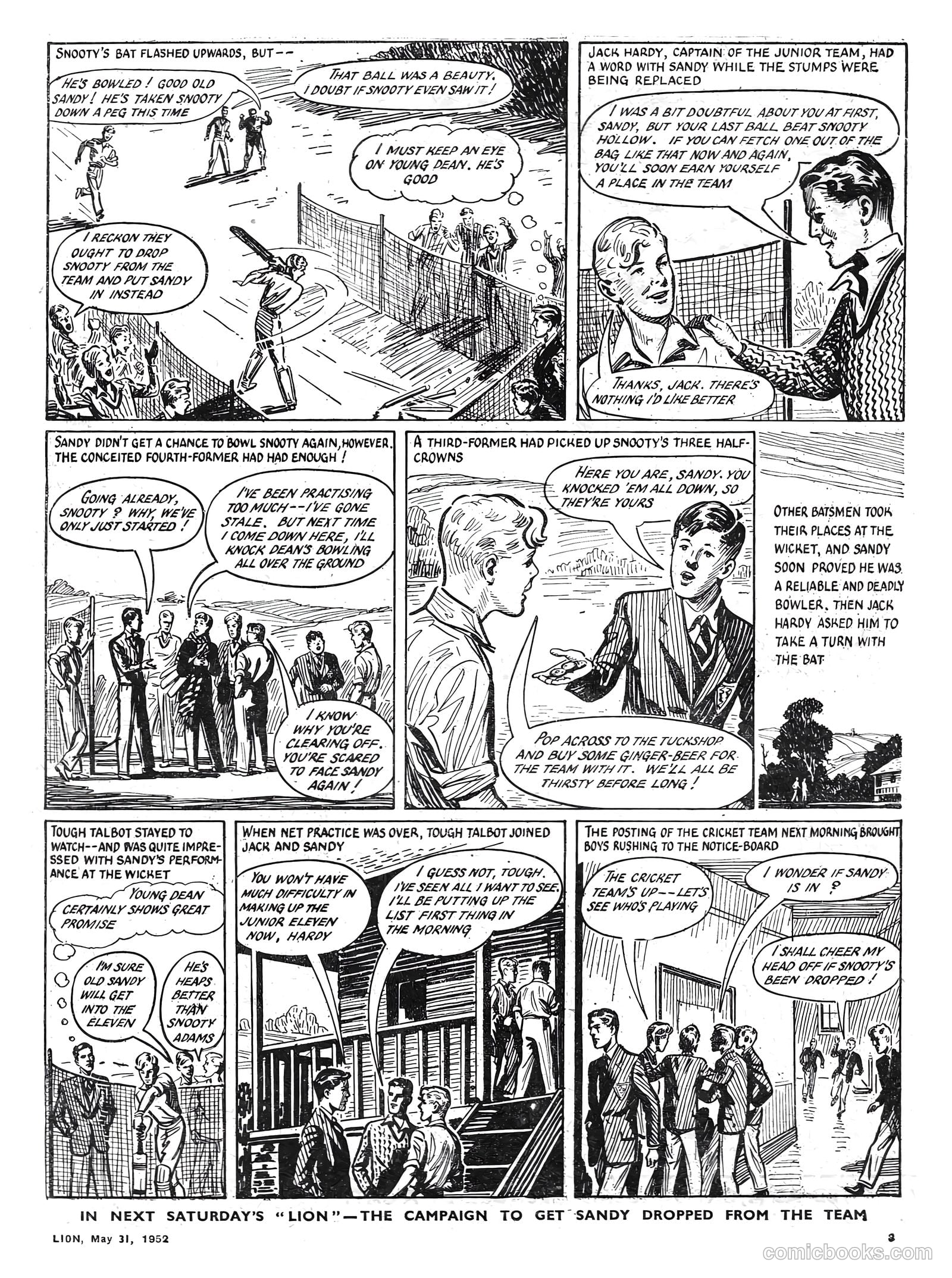 Lion #15 (1952) — page 3 of 20