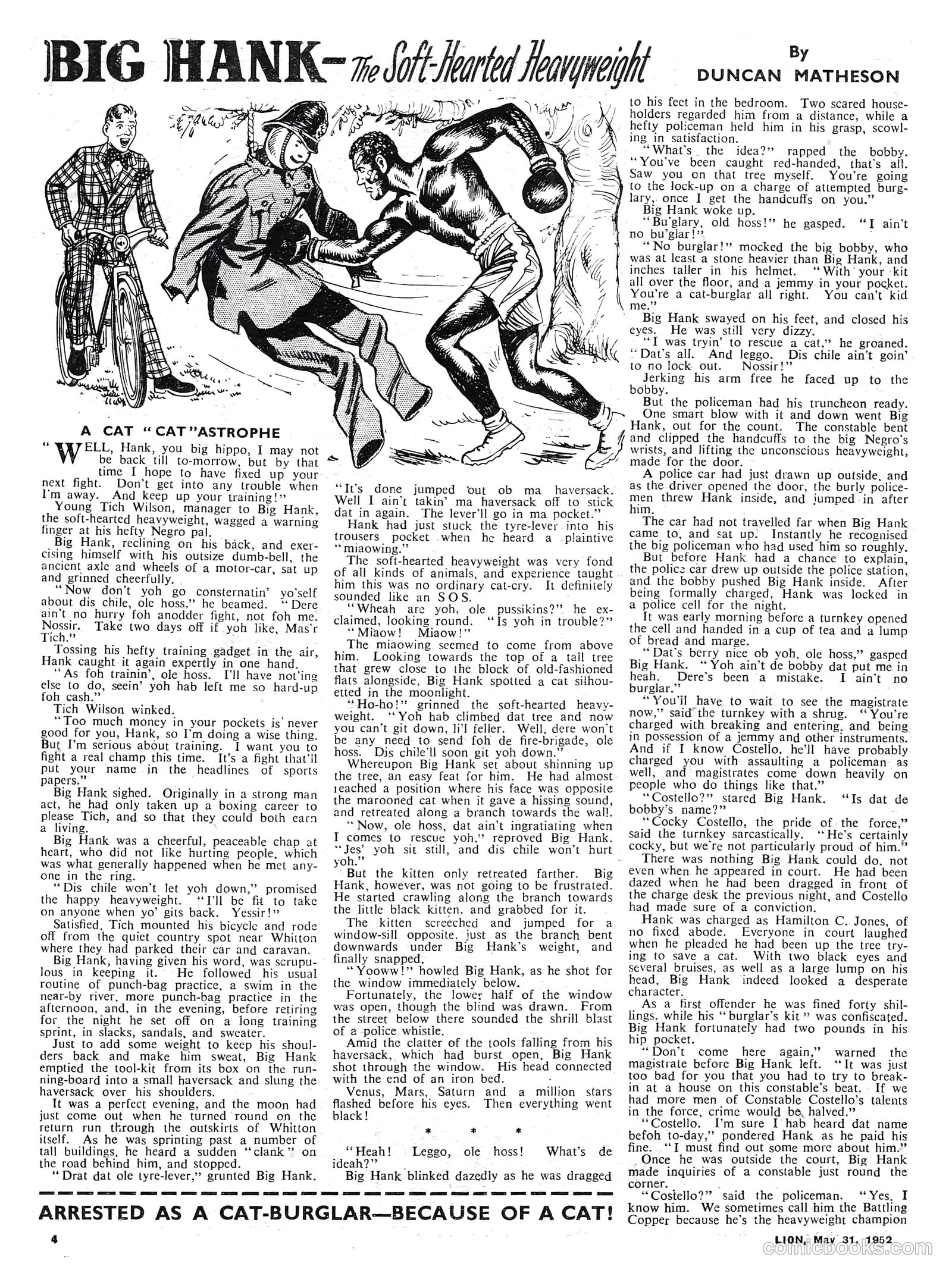 Lion #15 (1952) — page 4 of 20