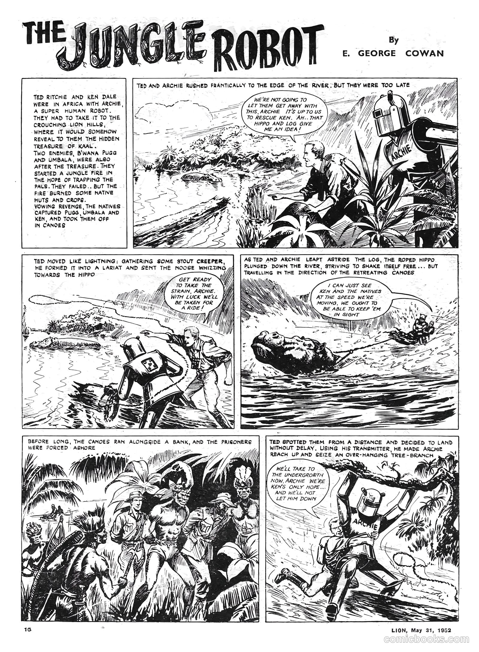 Lion #15 (1952) — page 10 of 20