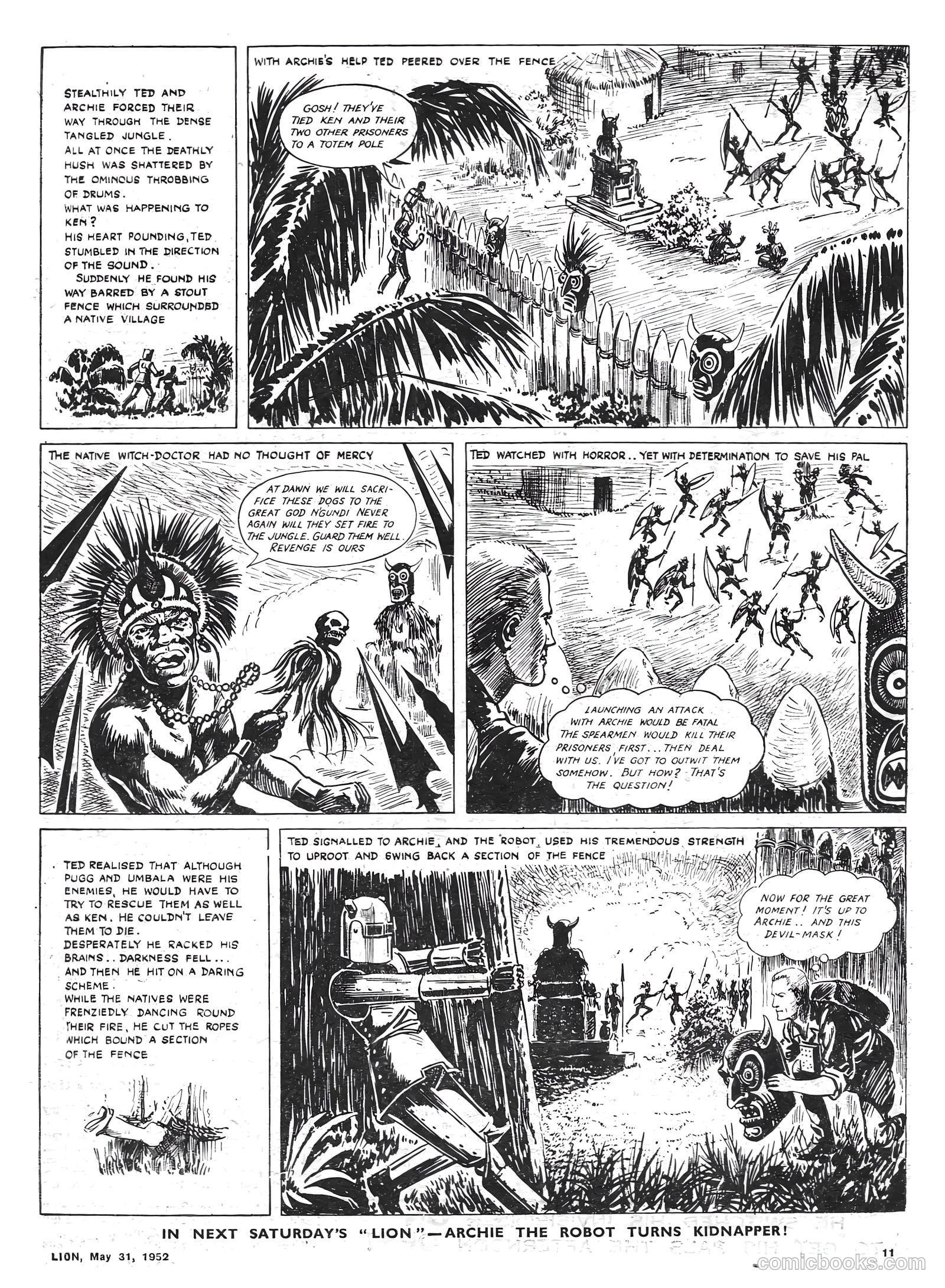 Lion #15 (1952) — page 11 of 20