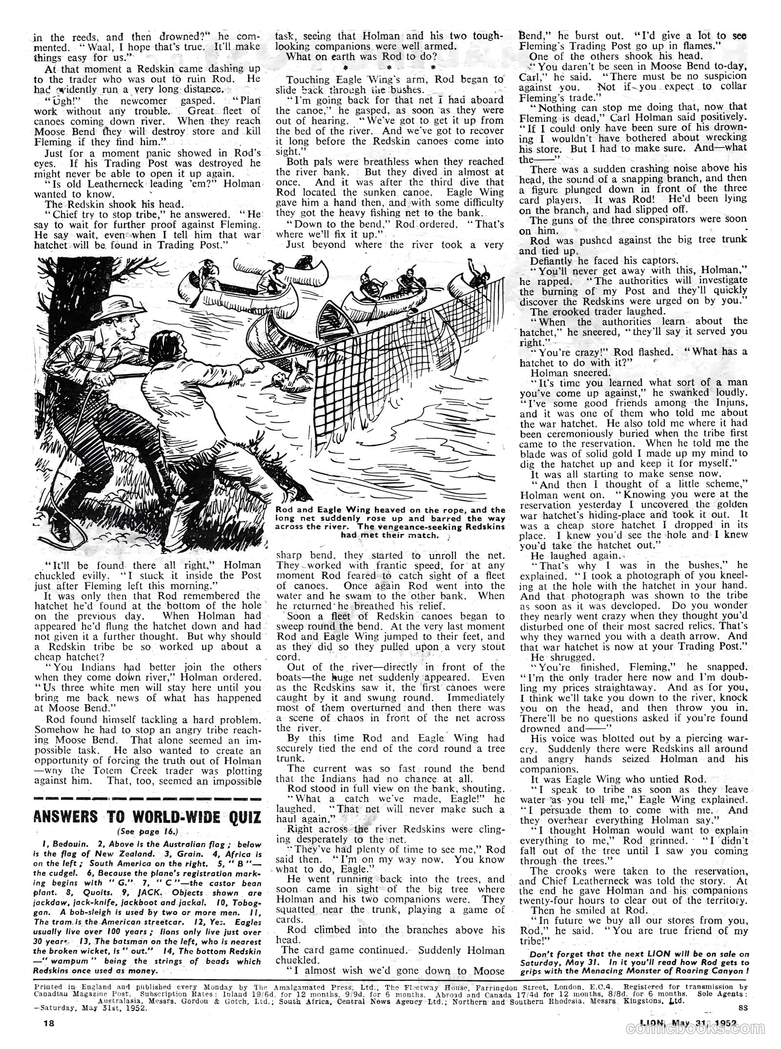 Lion #15 (1952) — page 18 of 20