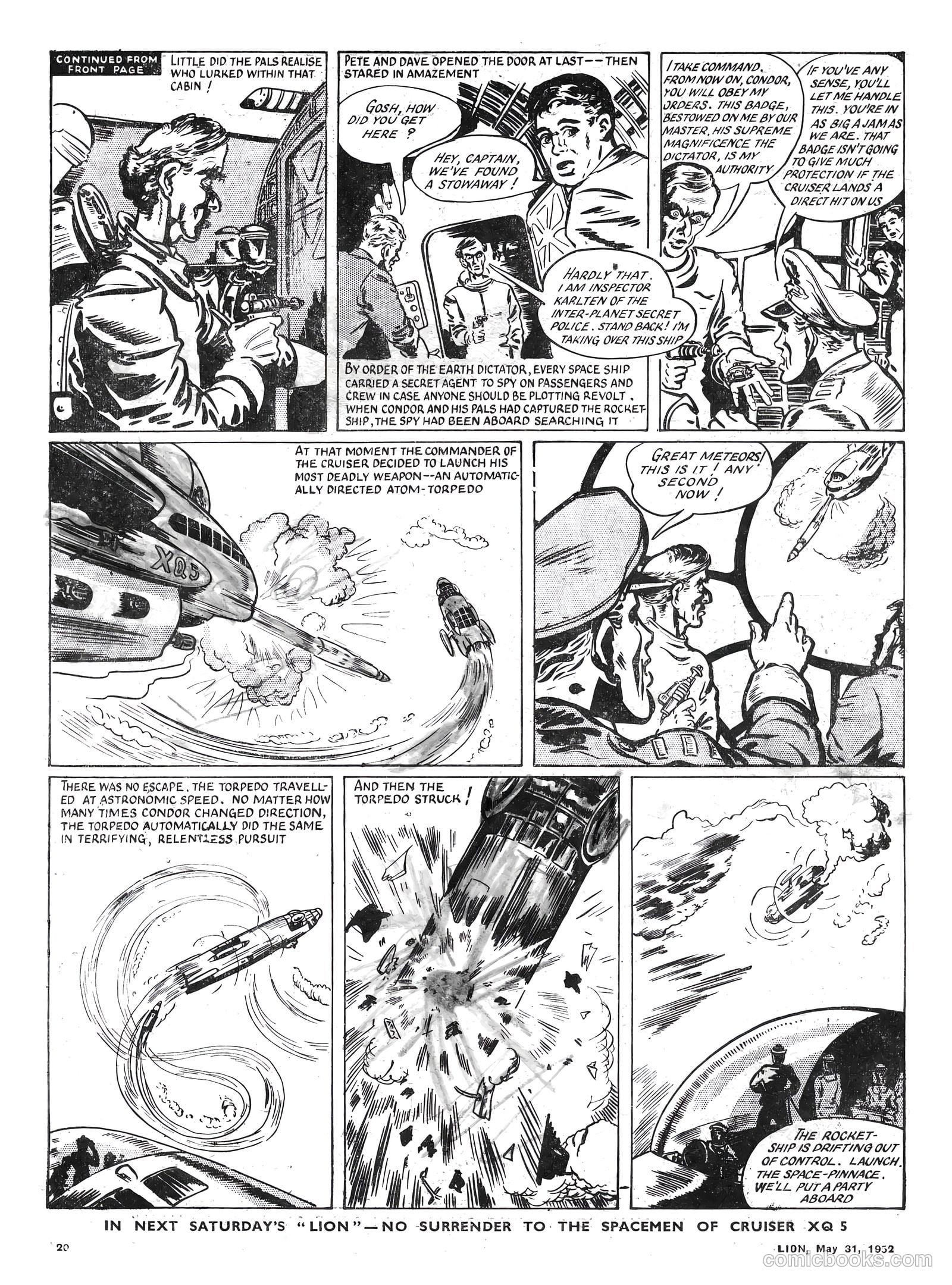 Lion #15 (1952) — page 20 of 20