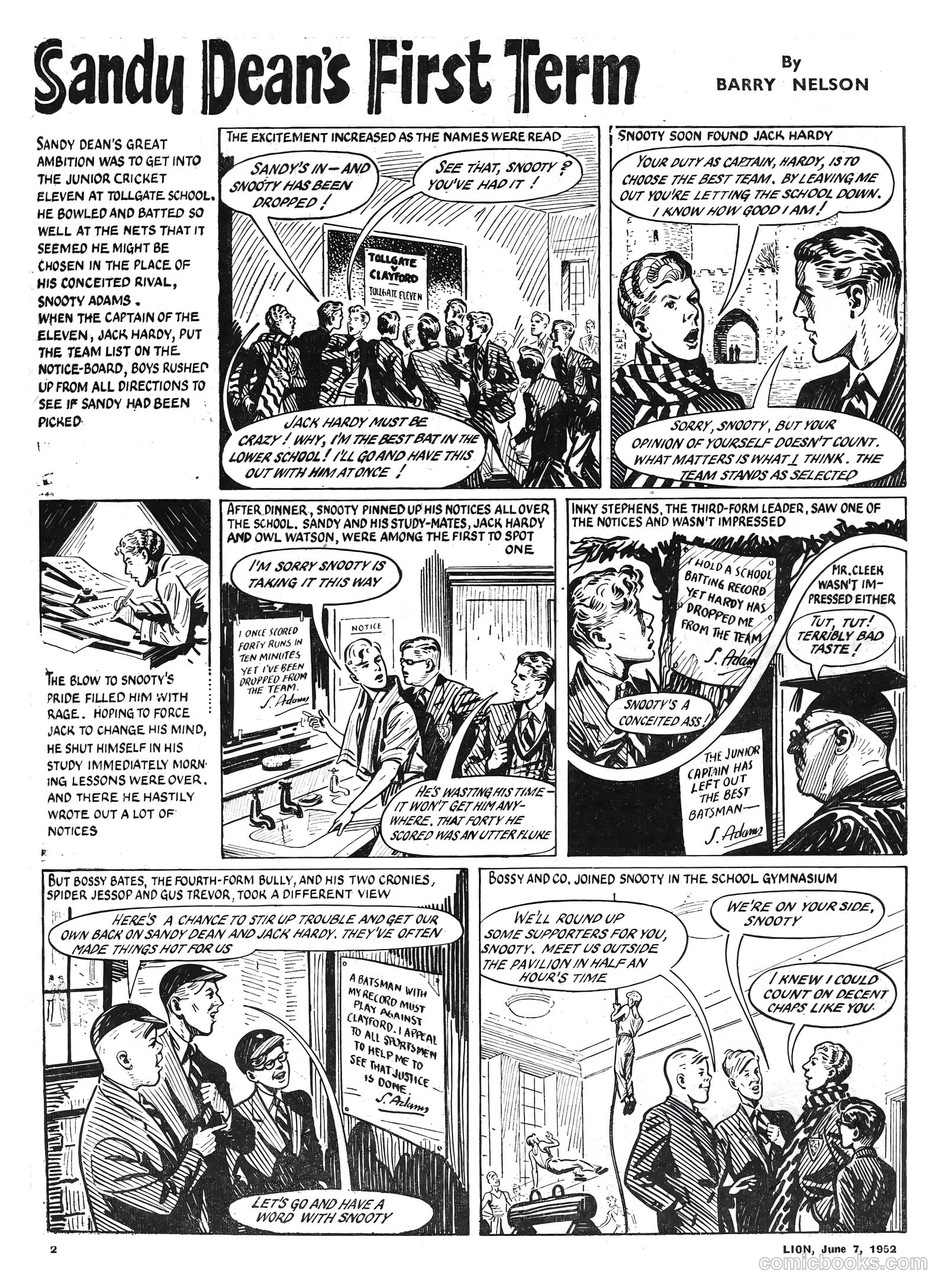 Lion #16 (1952) — page 2 of 20
