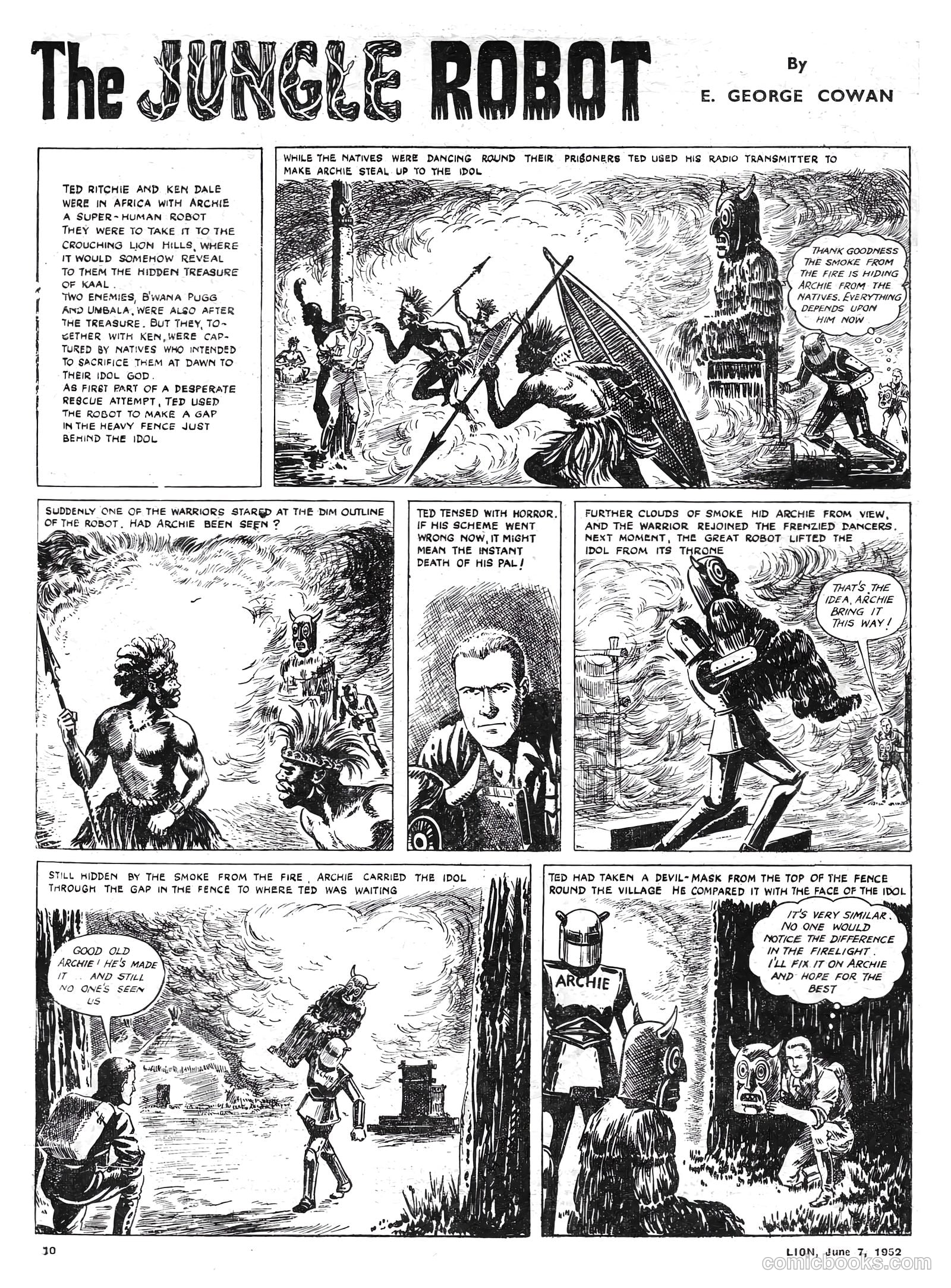 Lion #16 (1952) — page 10 of 20