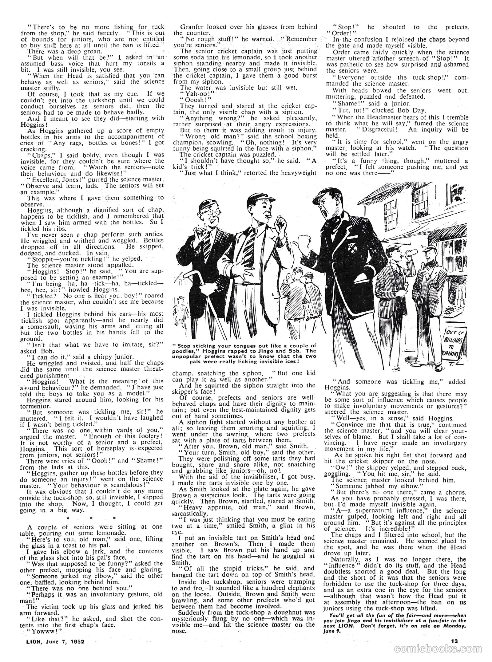 Lion #16 (1952) — page 13 of 20