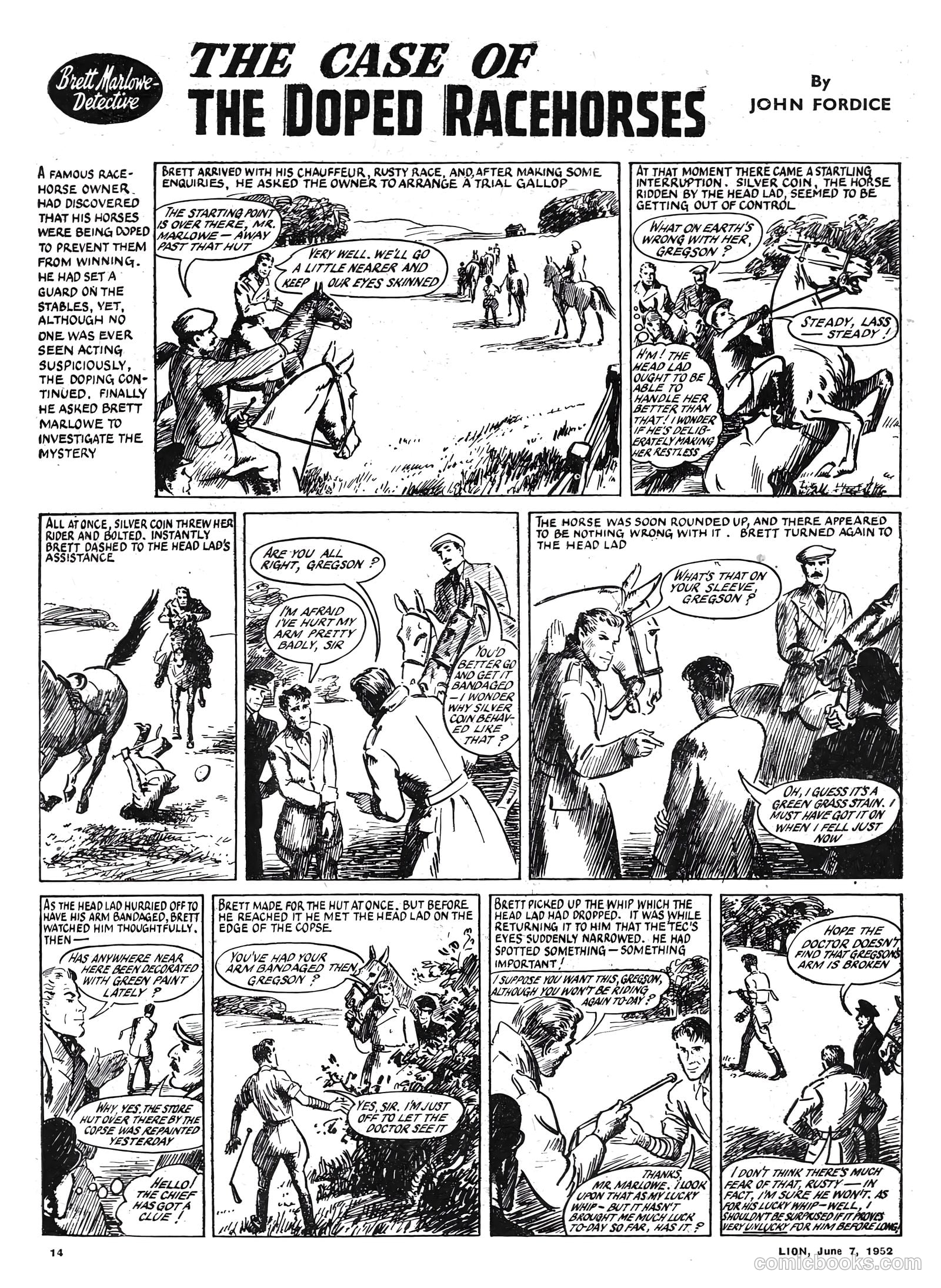 Lion #16 (1952) — page 14 of 20