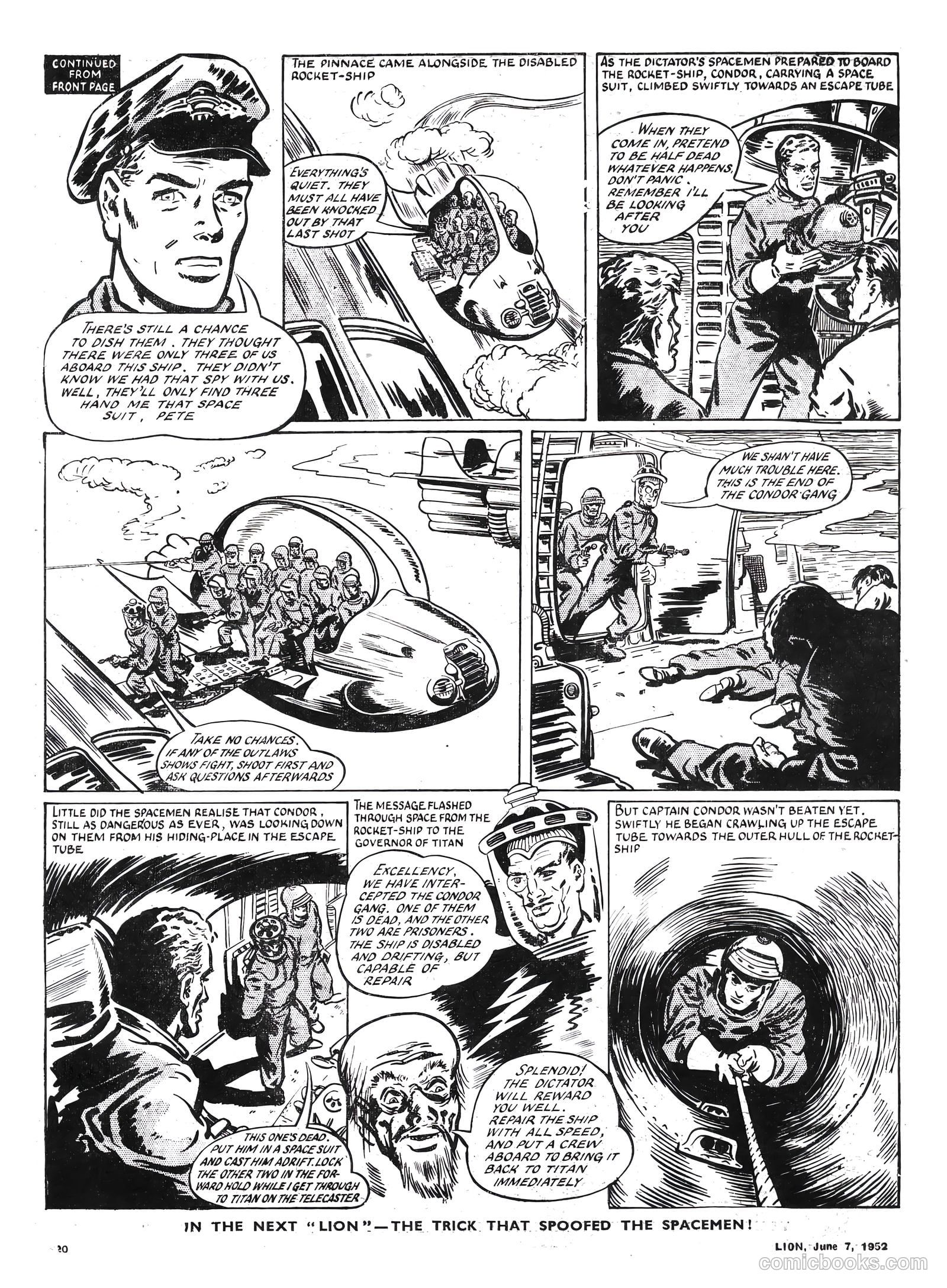 Lion #16 (1952) — page 20 of 20