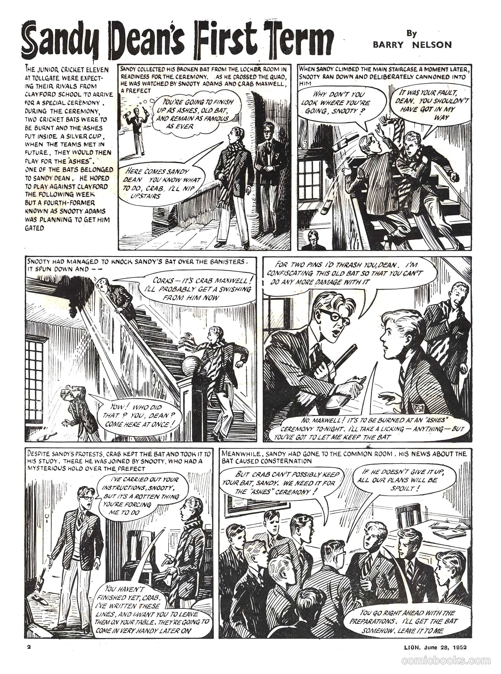 Lion #19 (1952) — page 2 of 20