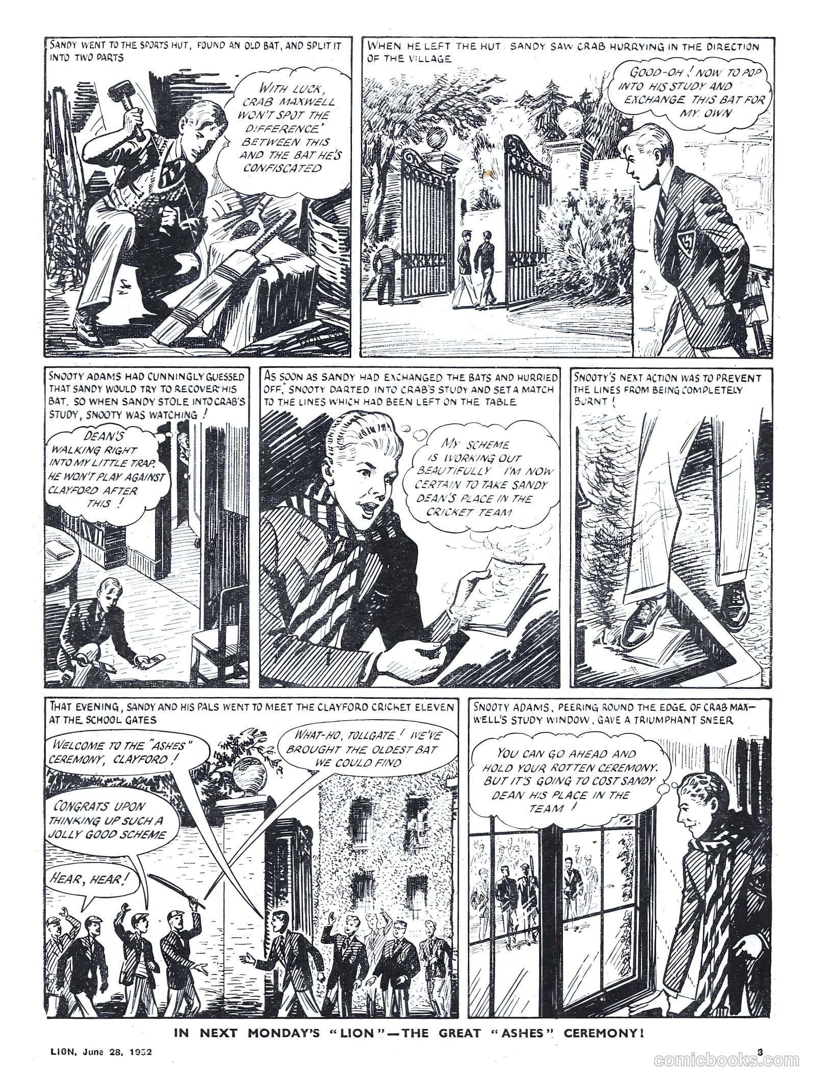 Lion #19 (1952) — page 3 of 20