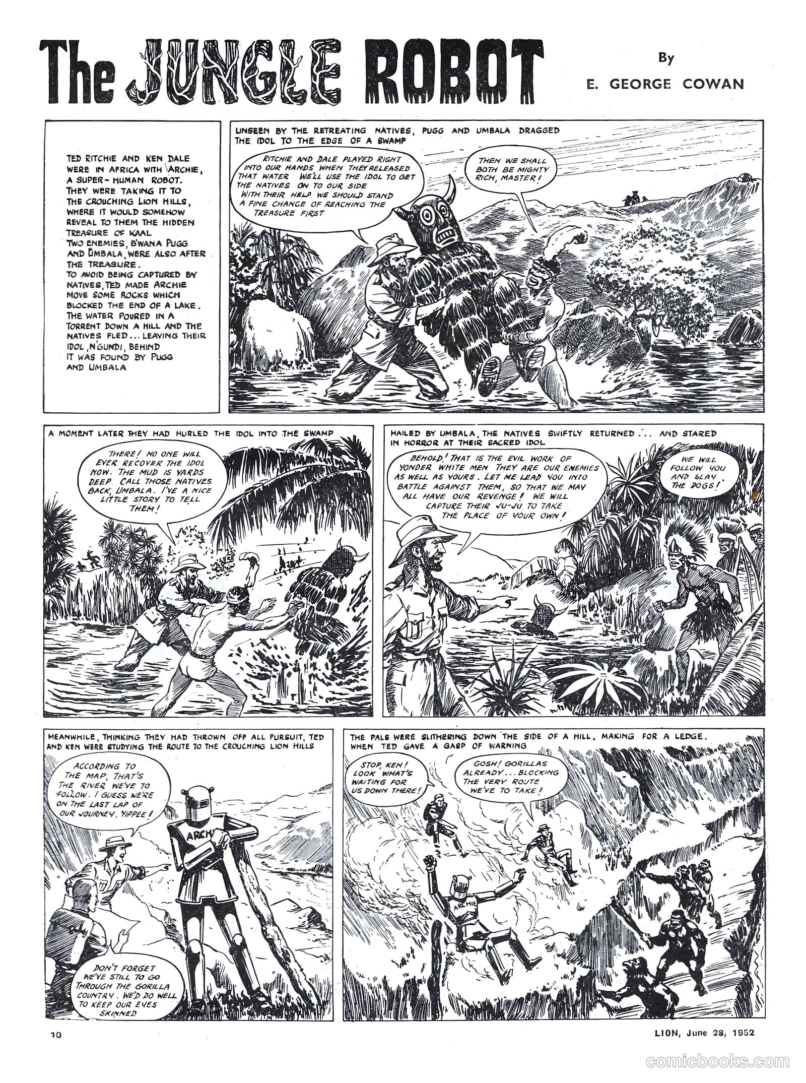 Lion #19 (1952) — page 10 of 20