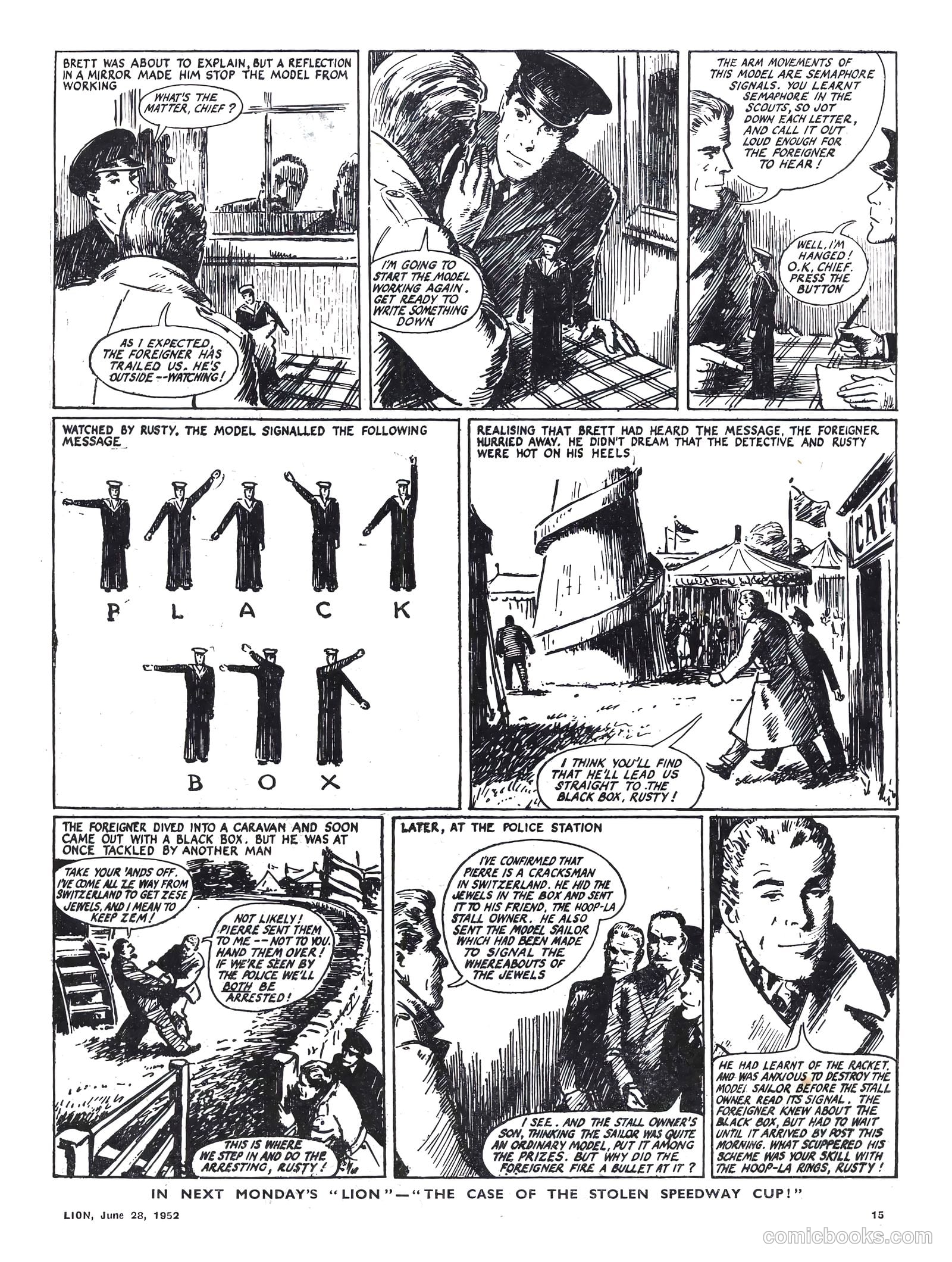 Lion #19 (1952) — page 15 of 20