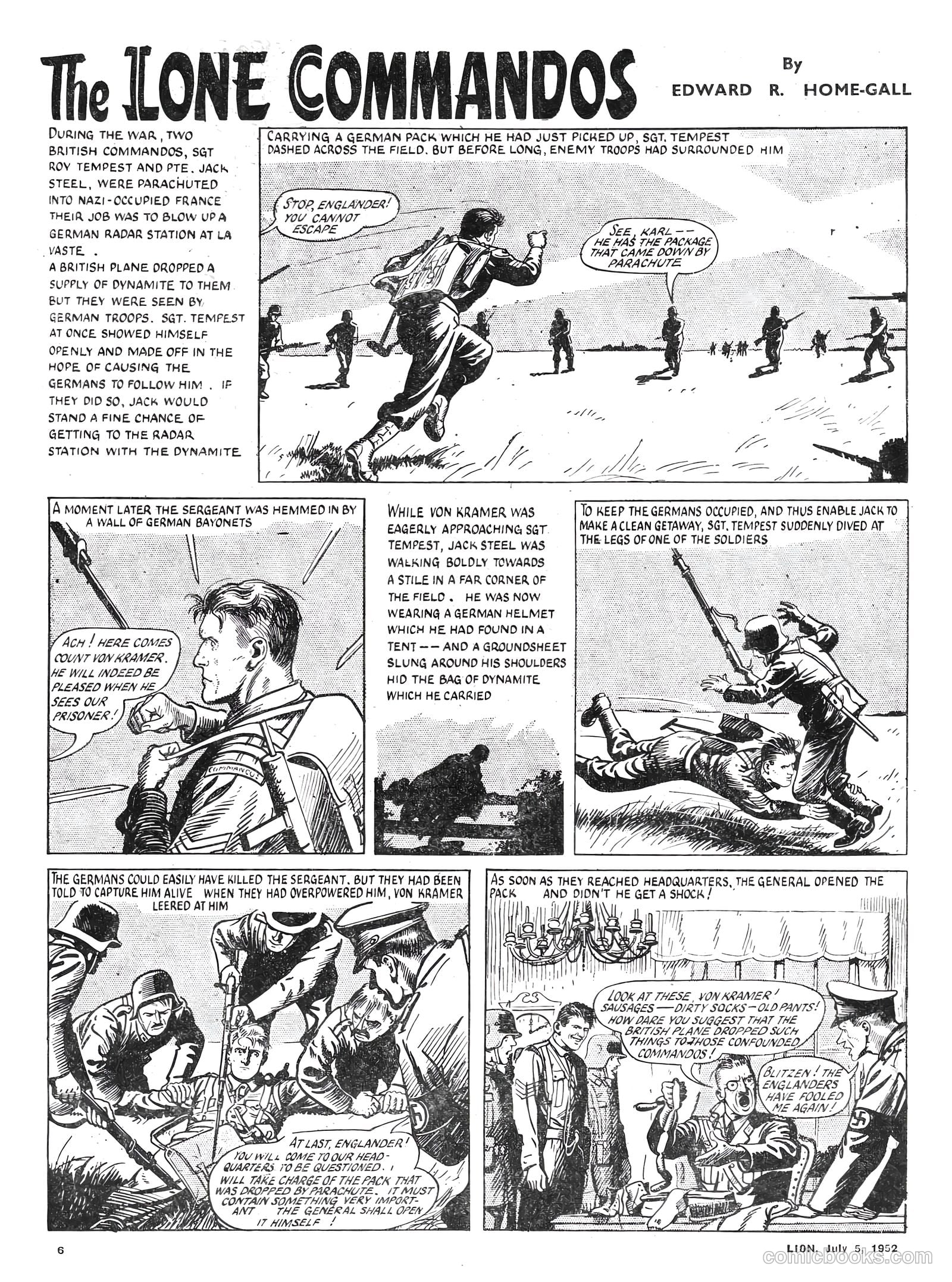 Lion #20 (1952) — page 6 of 20