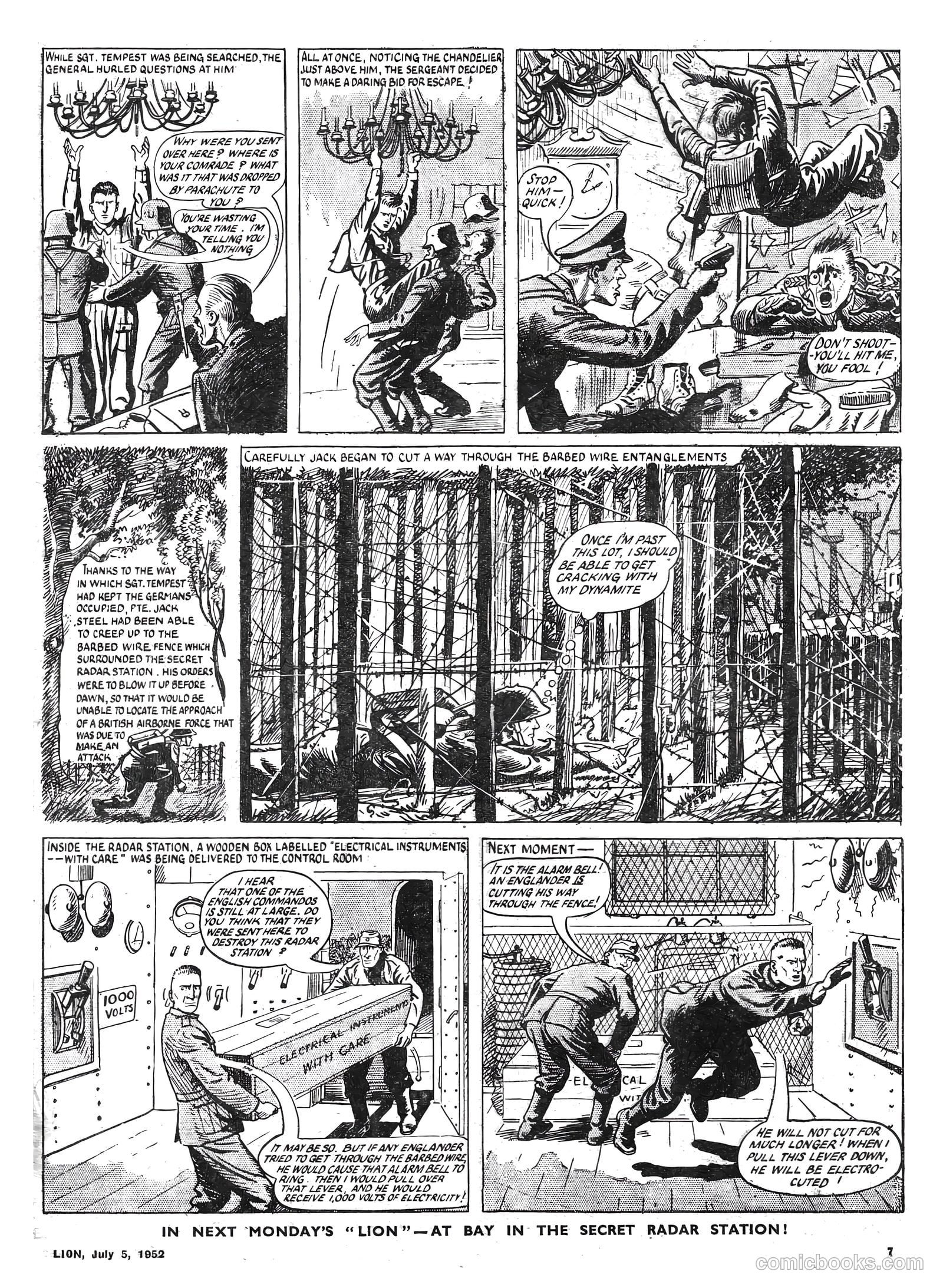 Lion #20 (1952) — page 7 of 20