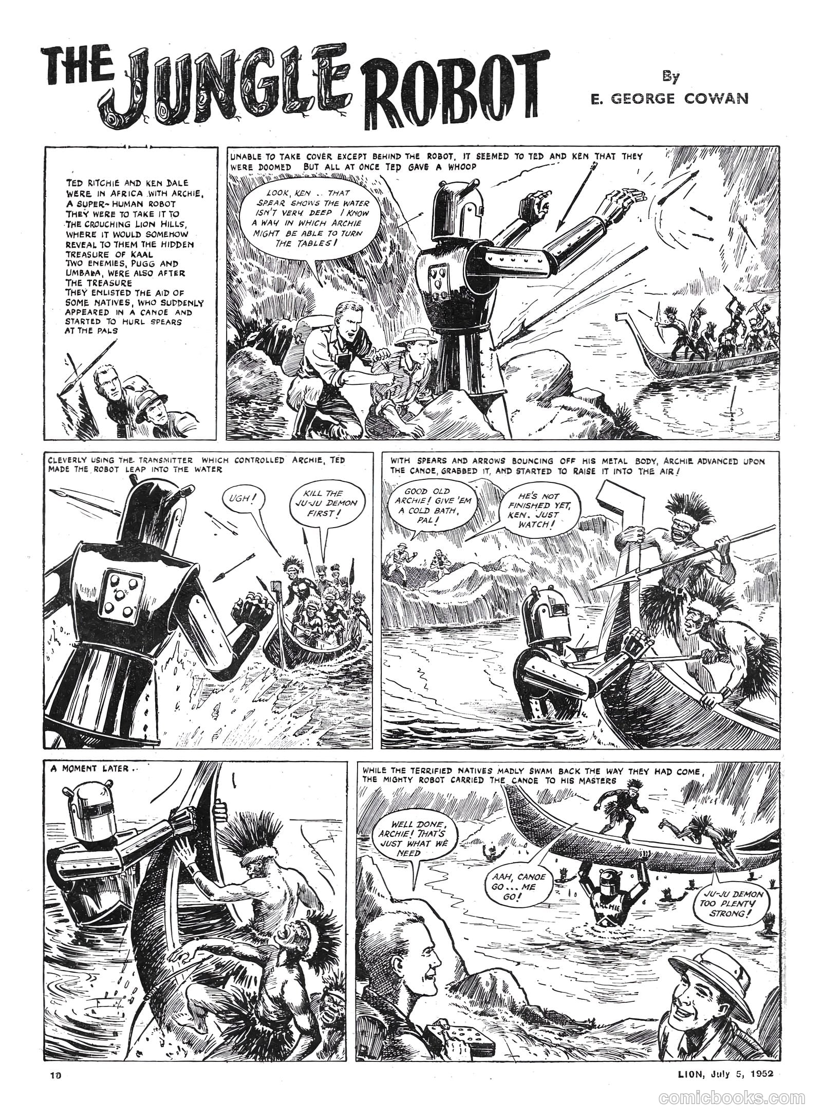 Lion #20 (1952) — page 10 of 20