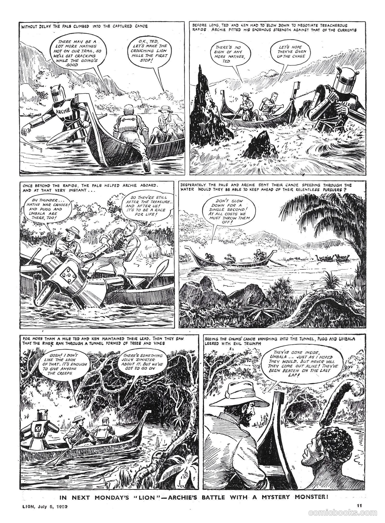 Lion #20 (1952) — page 11 of 20
