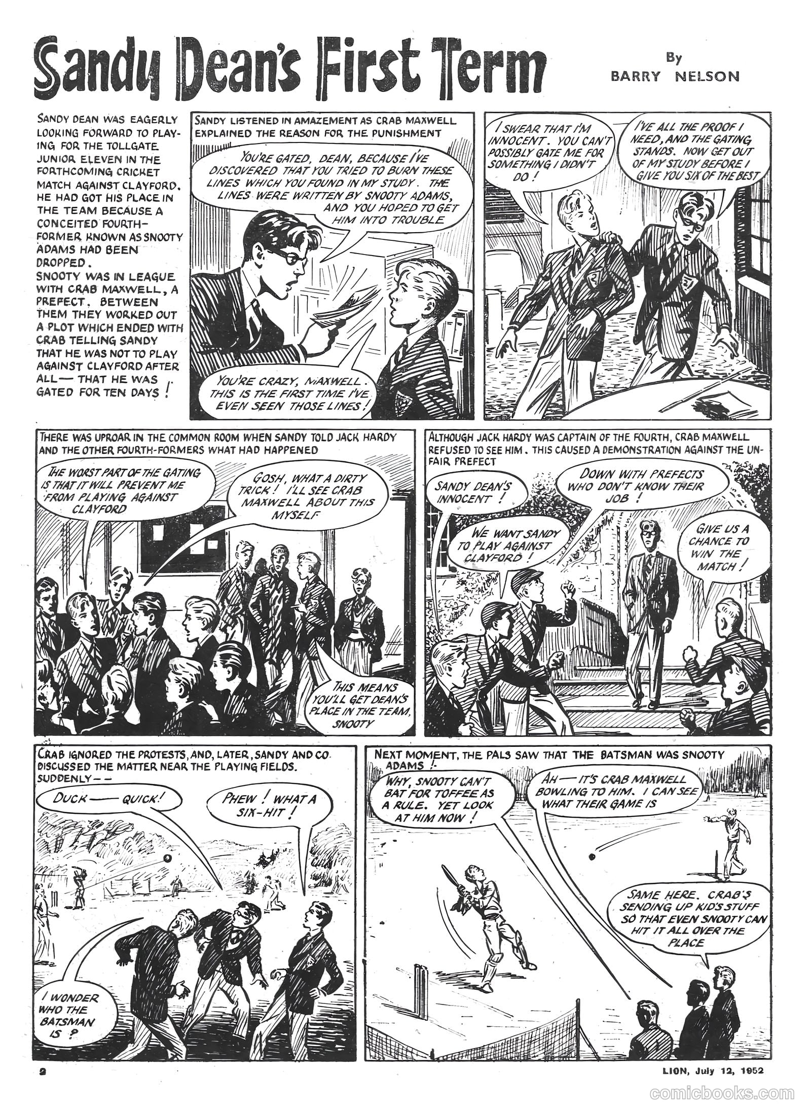 Lion #21 (1952) — page 2 of 20