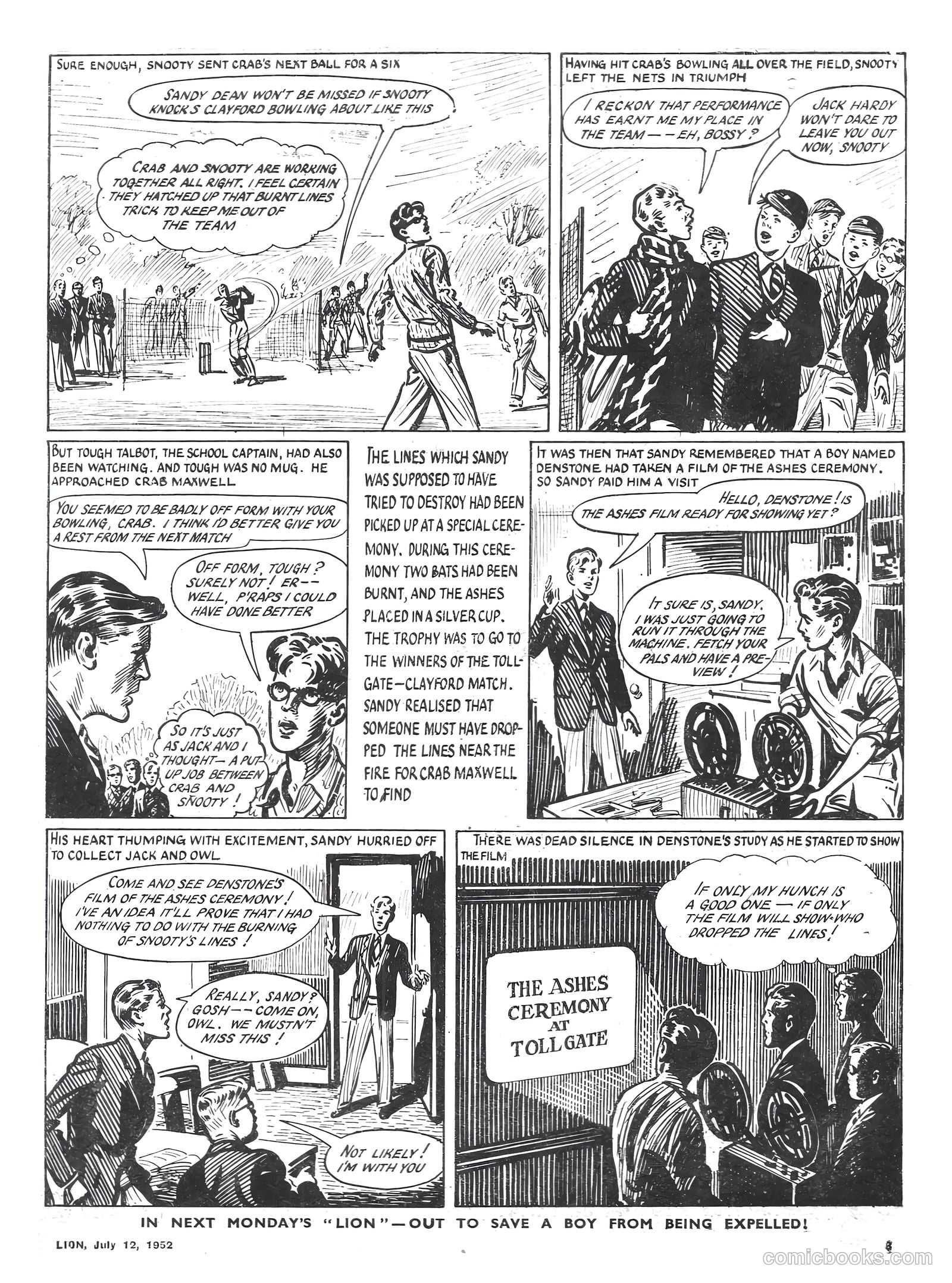 Lion #21 (1952) — page 3 of 20