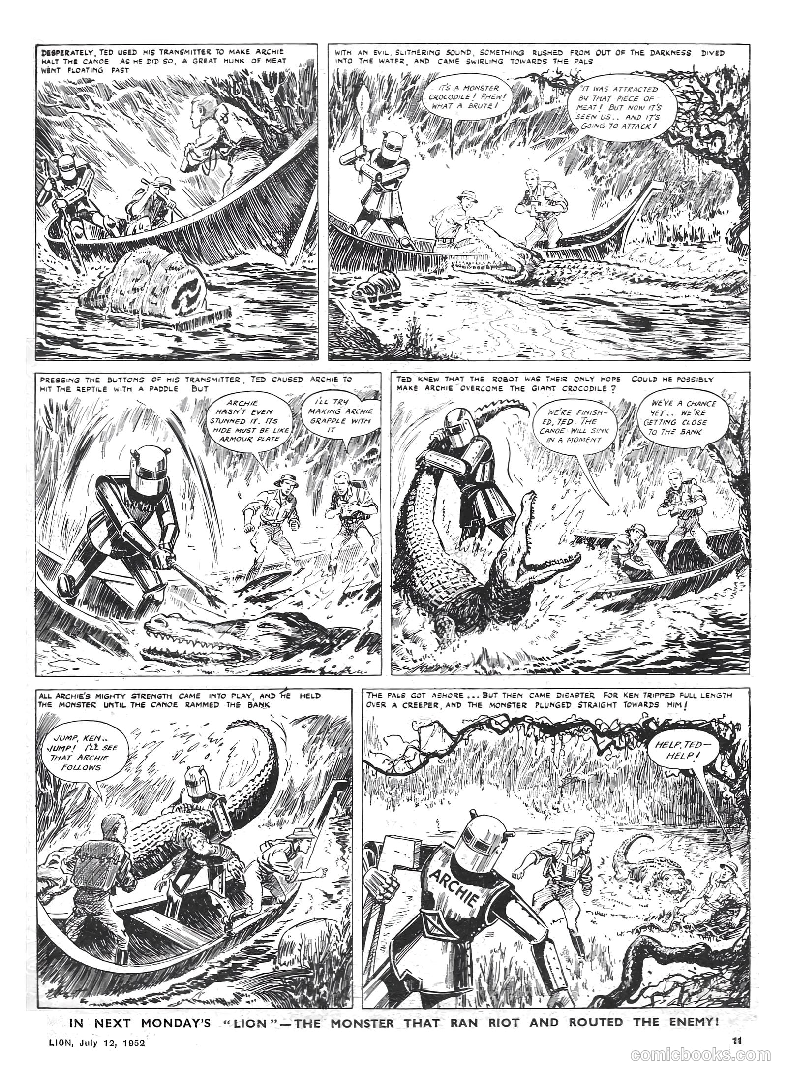 Lion #21 (1952) — page 11 of 20