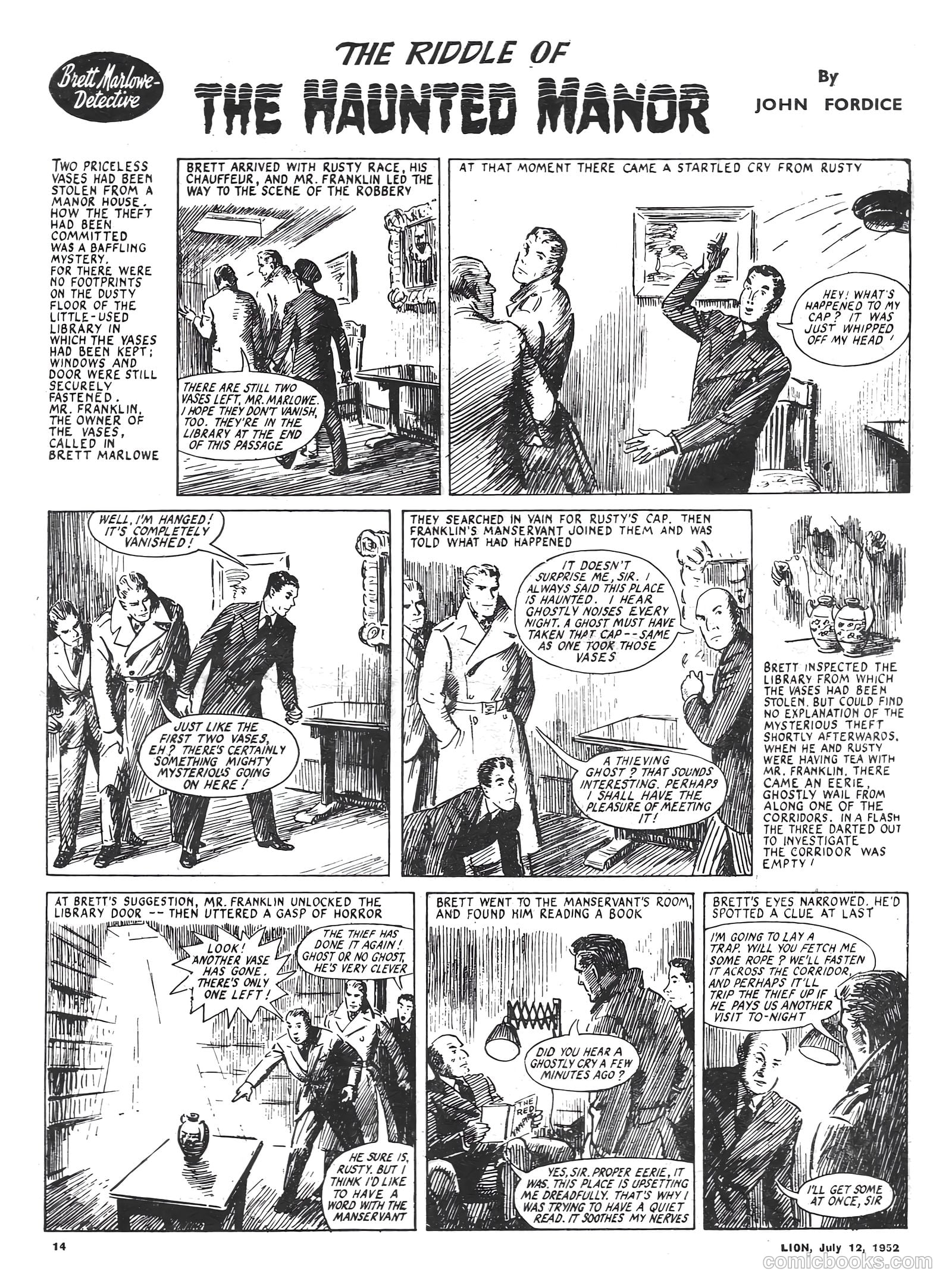 Lion #21 (1952) — page 14 of 20