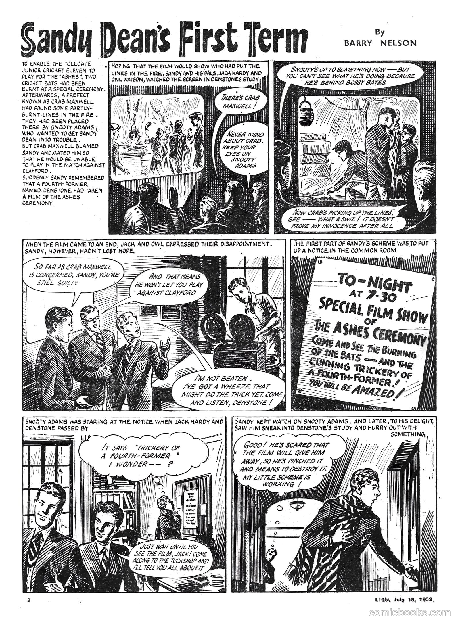 Lion #22 (1952) — page 2 of 20