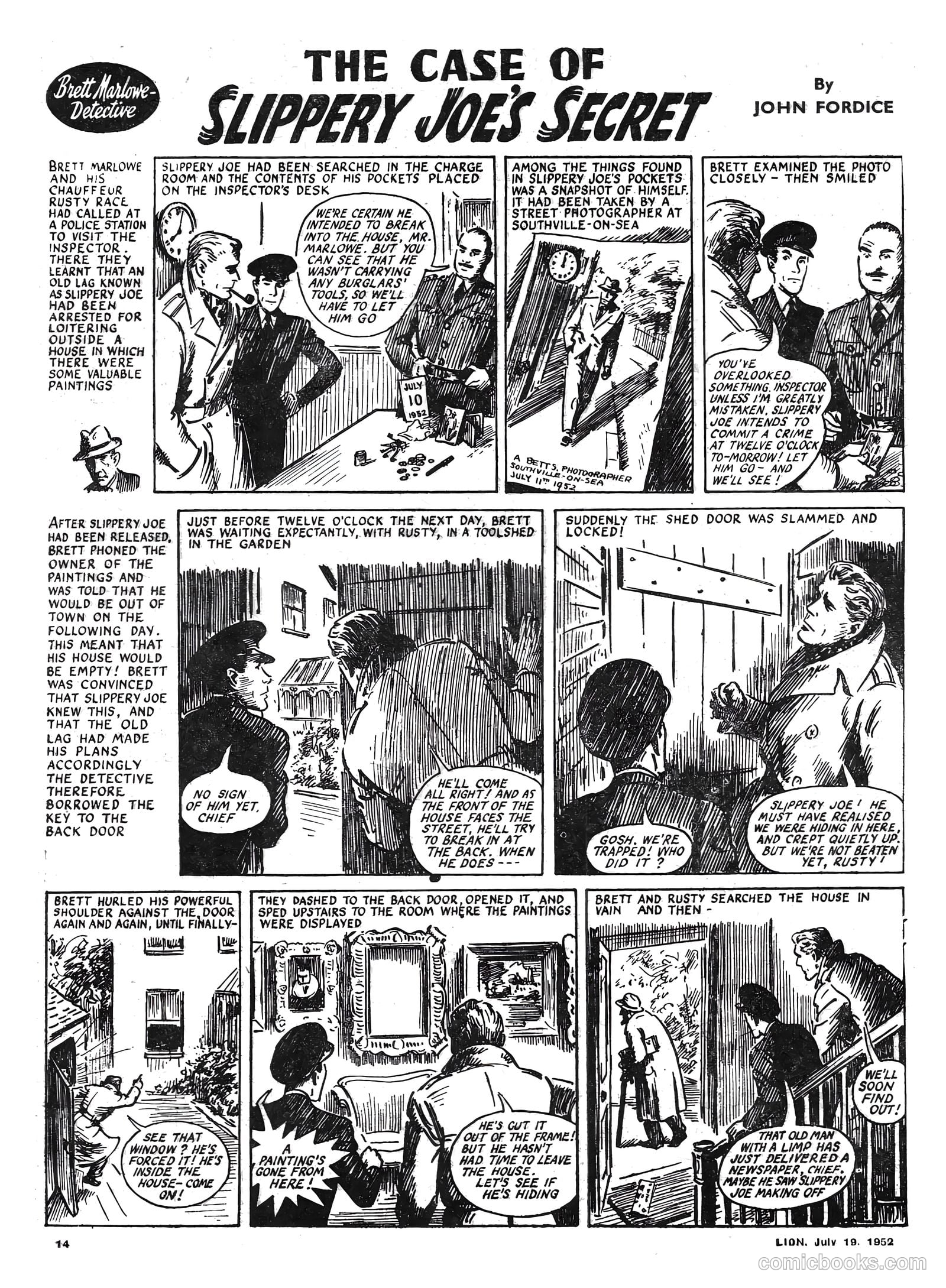 Lion #22 (1952) — page 14 of 20