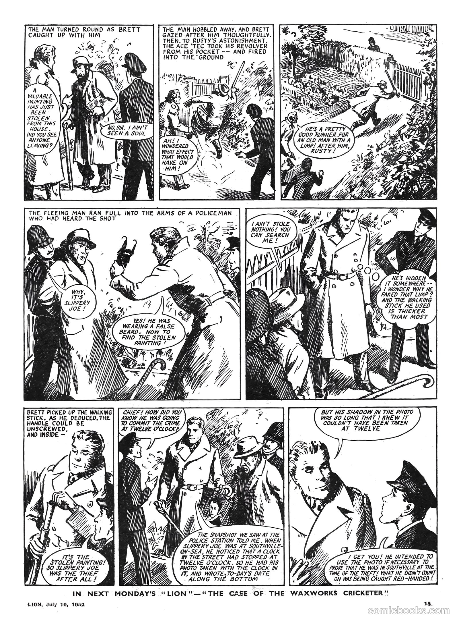 Lion #22 (1952) — page 15 of 20