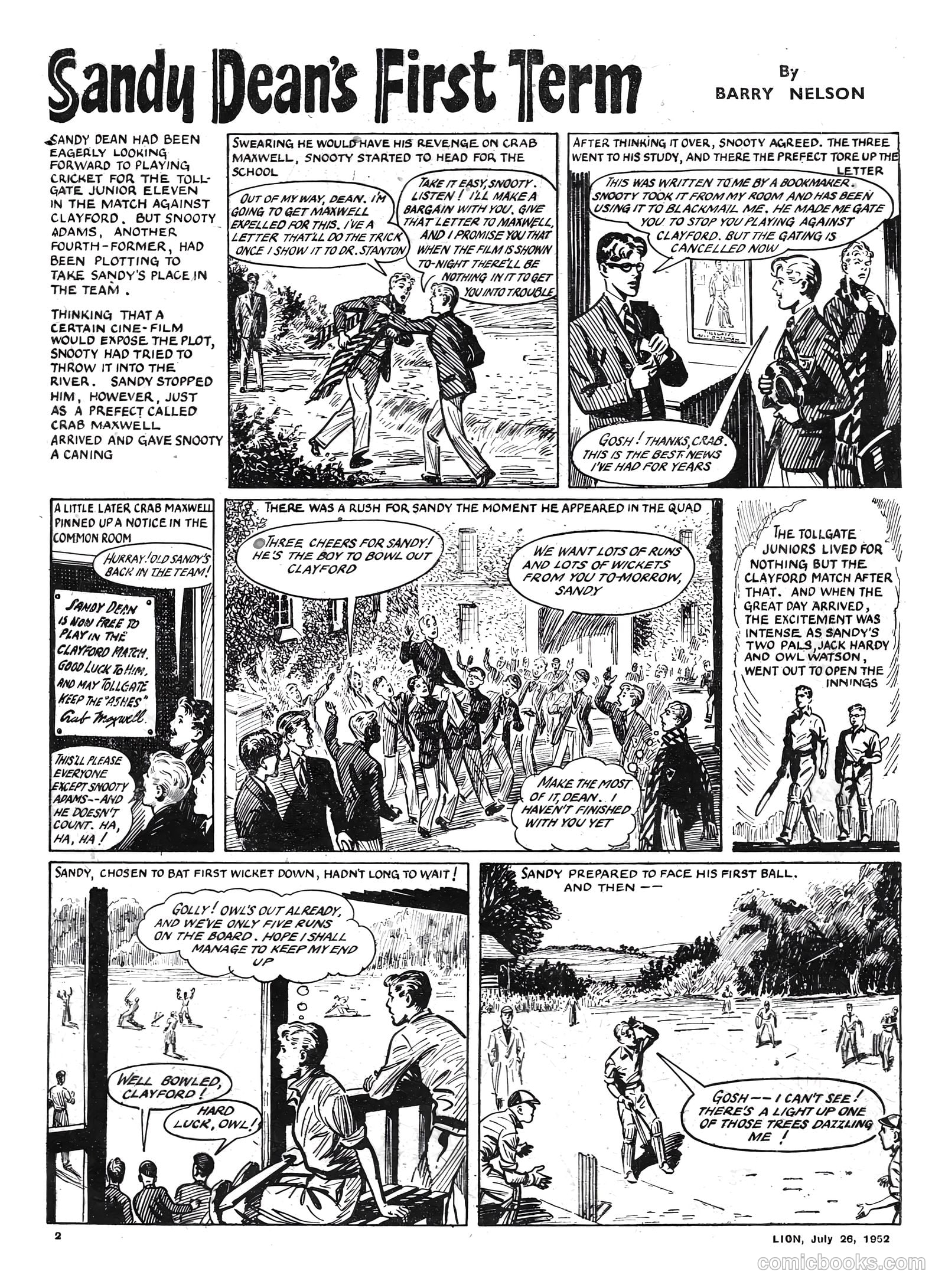 Lion #23 (1952) — page 2 of 20