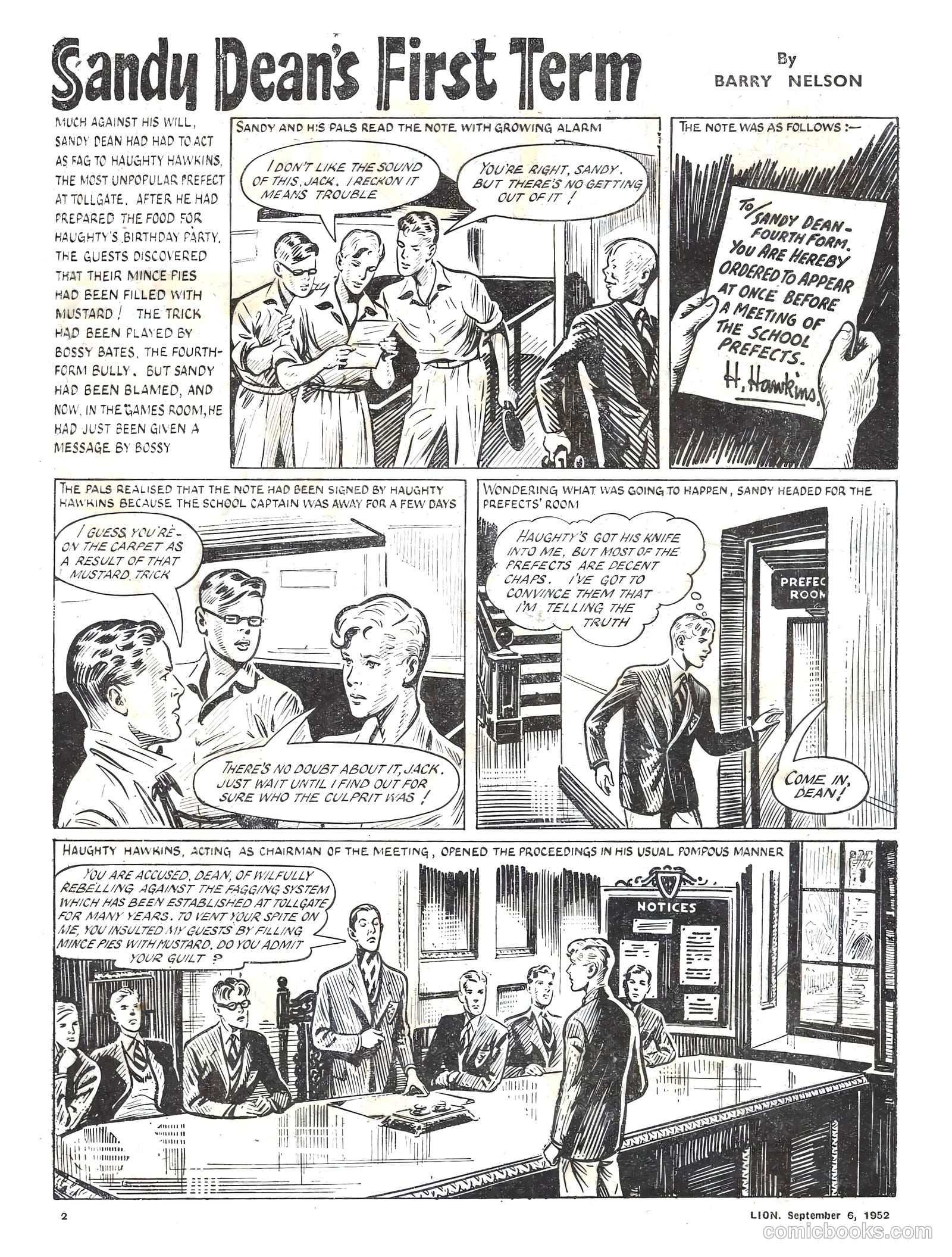 Lion #29 (1952) — page 2 of 20