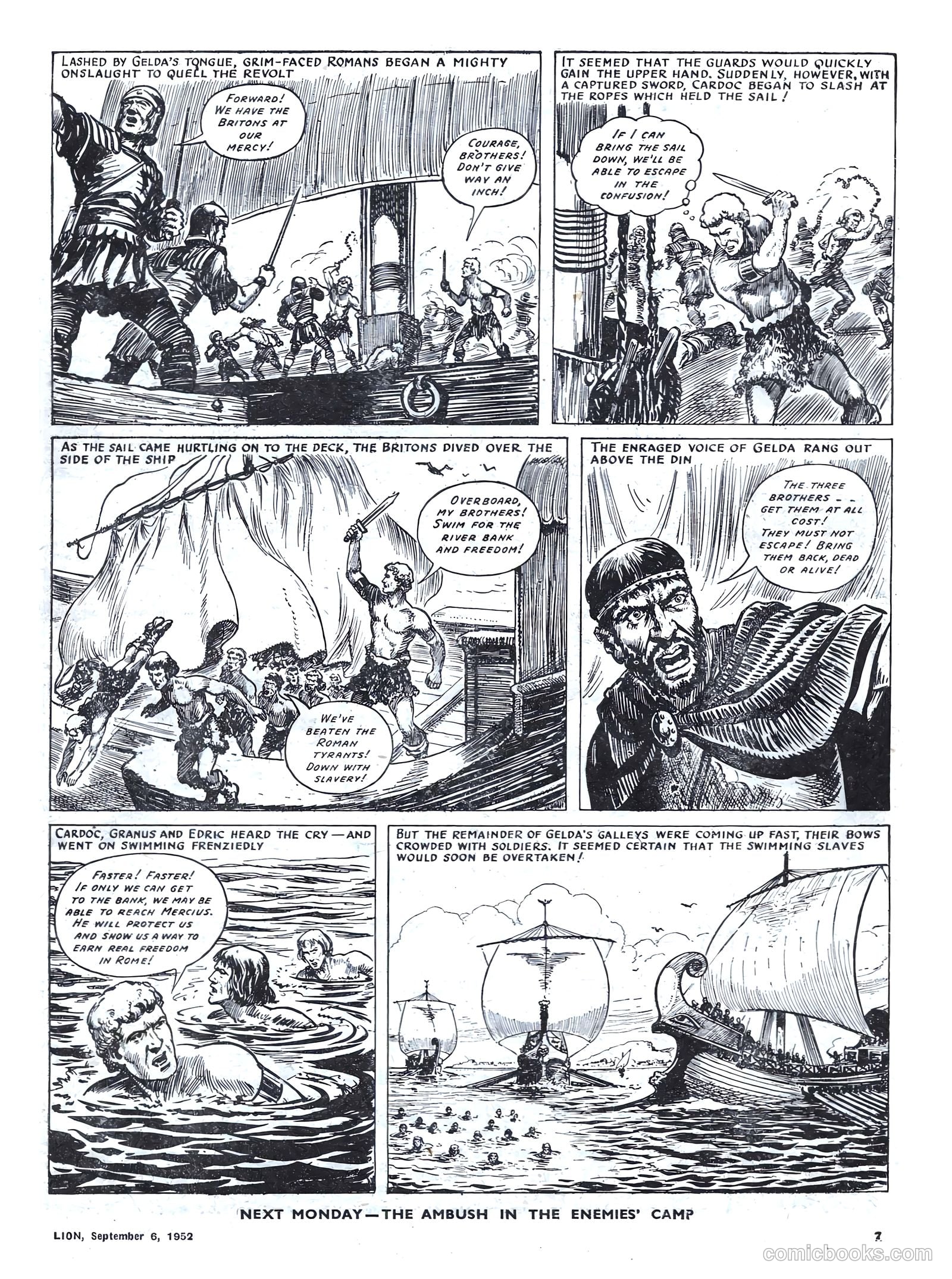 Lion #29 (1952) — page 7 of 20