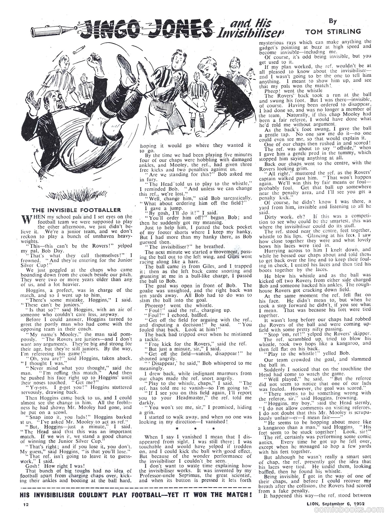 Lion #29 (1952) — page 12 of 20