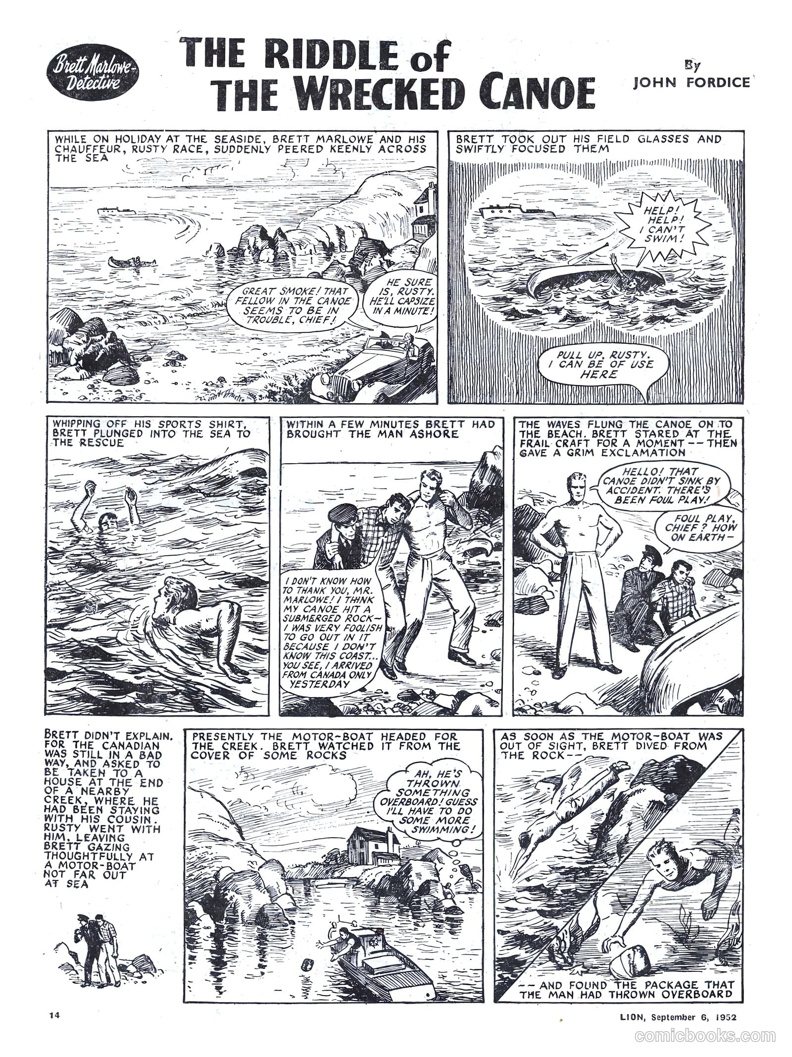 Lion #29 (1952) — page 14 of 20