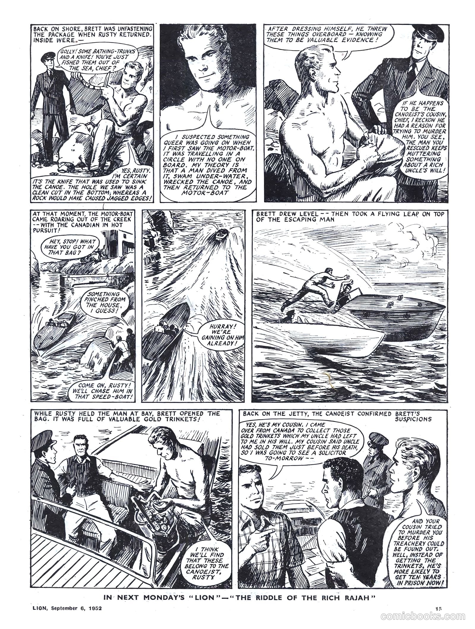 Lion #29 (1952) — page 15 of 20